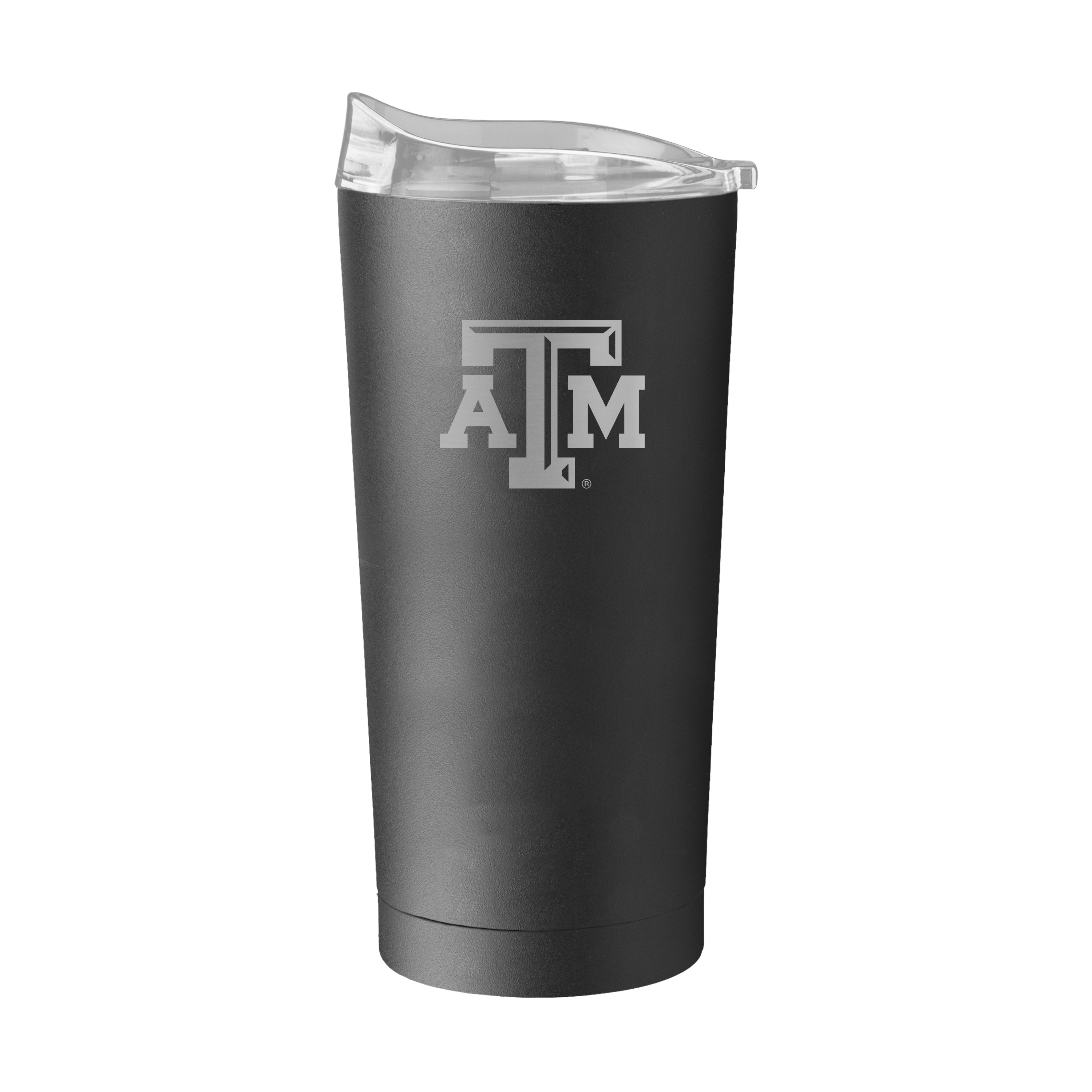 Texas A&M Aggies 20oz Etch Black Powder Coat Tumbler  
