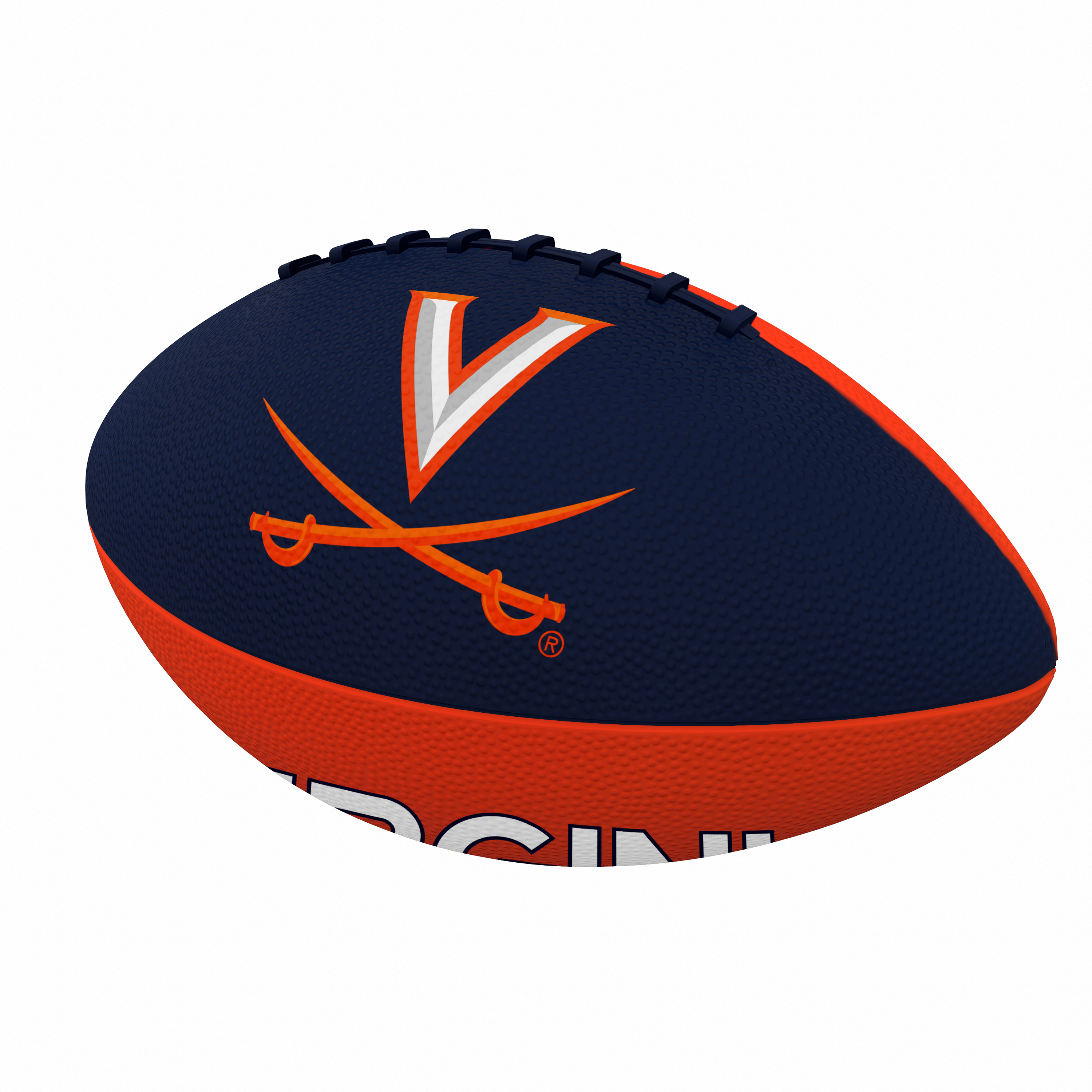 Virginia Cavaliers Pinwheel Junior Size Rubber Football  