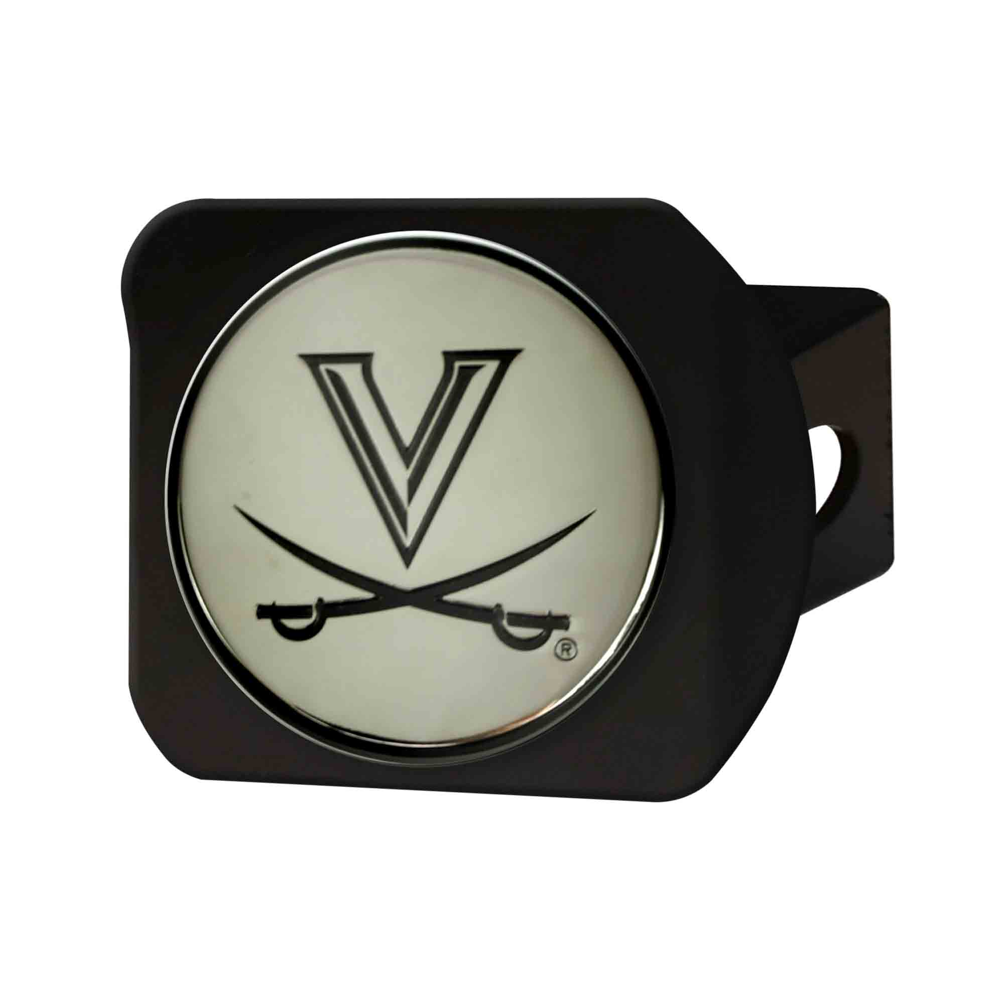 Virginia Cavaliers Chrome on Black Hitch Cover  