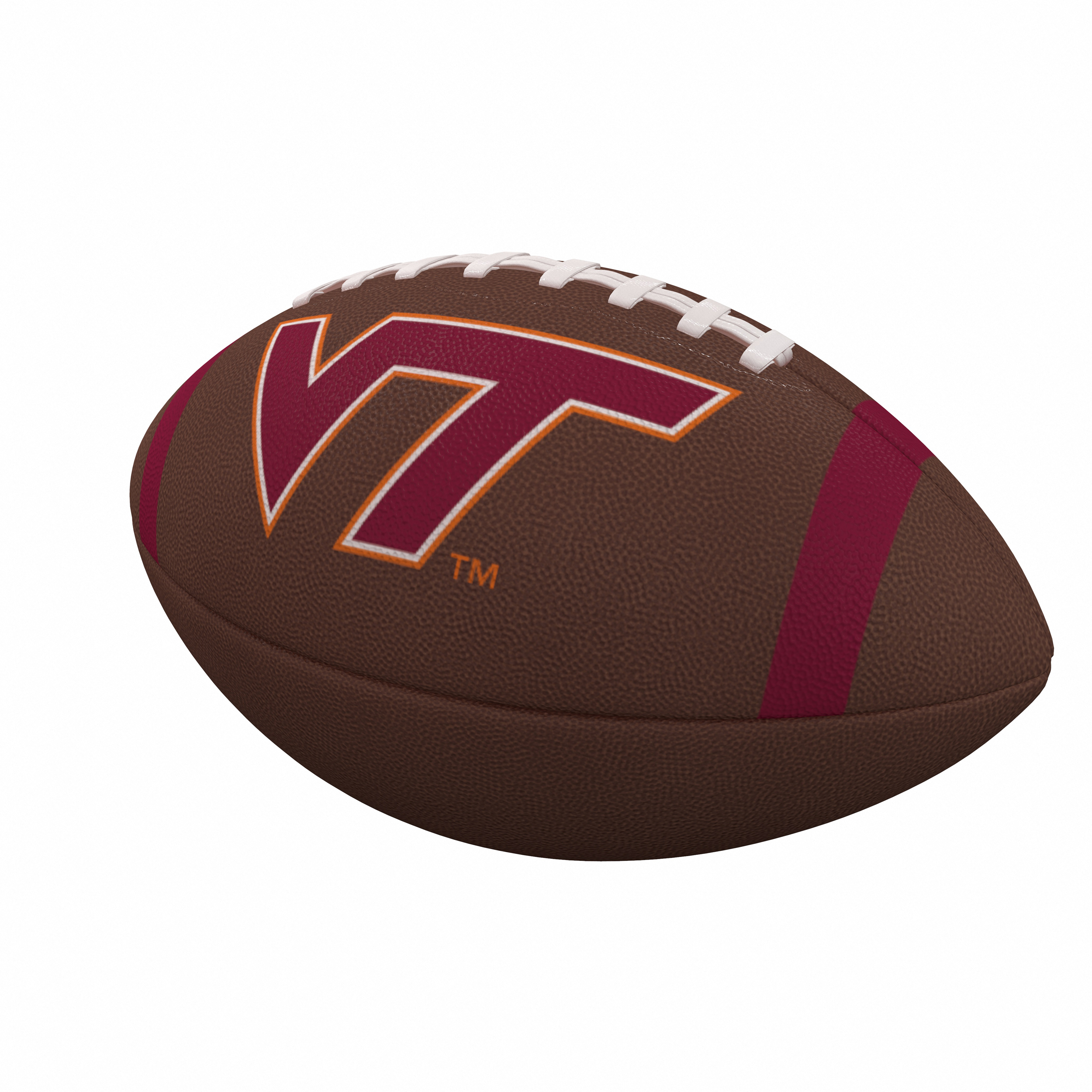 Virginia Tech Hokies Team Stripe Official-Size Composite Football  