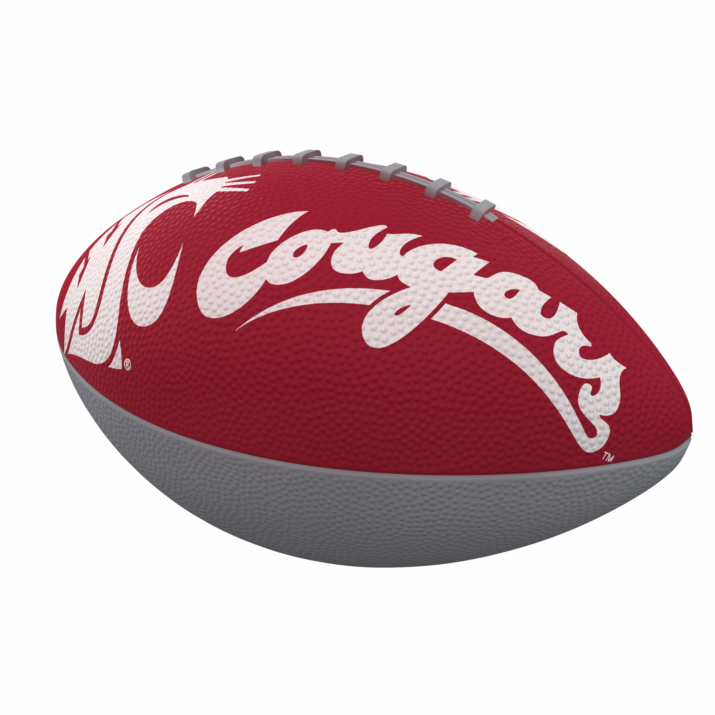 Washington State Cougars Combo Logo Junior-Size Rubber Football  
