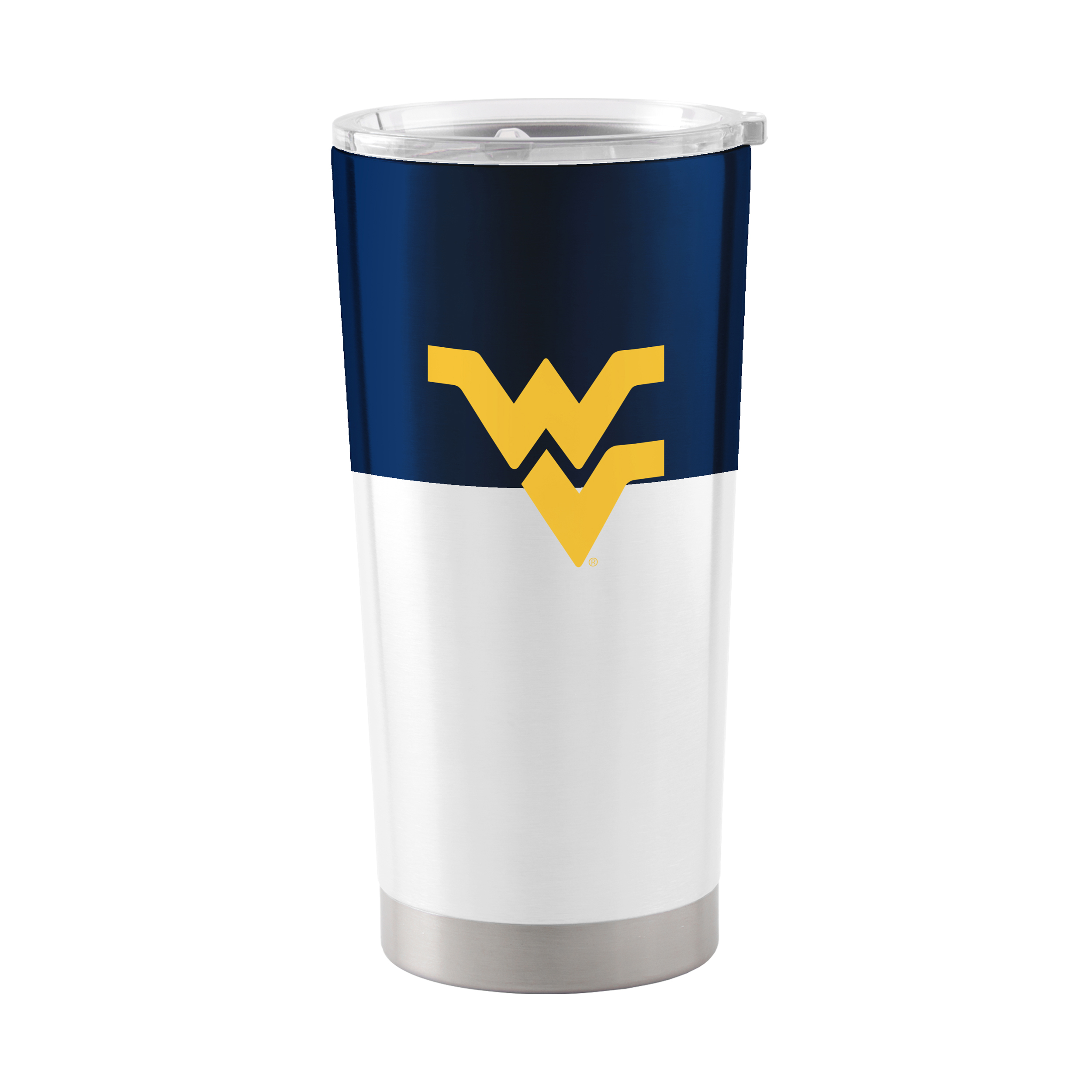 West Virginia Mountaineers Colorblock 20oz Stainless Tumbler  