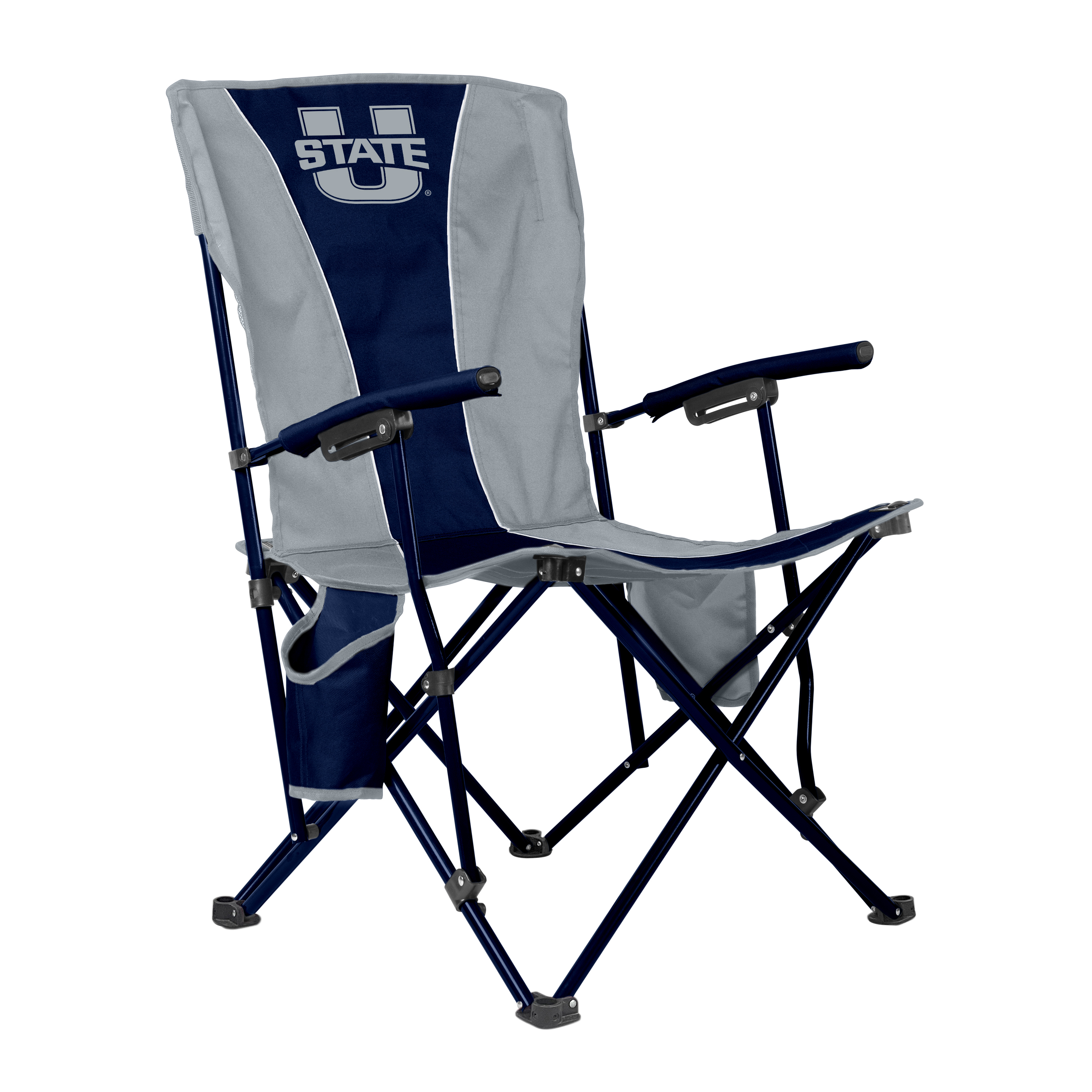 Utah State Big Boy  Hard Arm Folding Chair - Tailgate - Camping 
