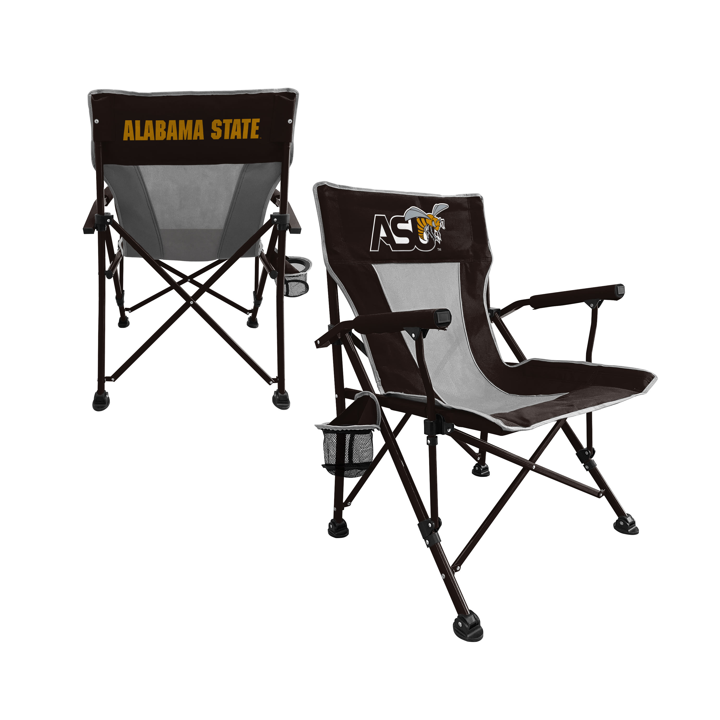 Alabama State  Hard Arm Folding Chair - Tailgate - Camping 