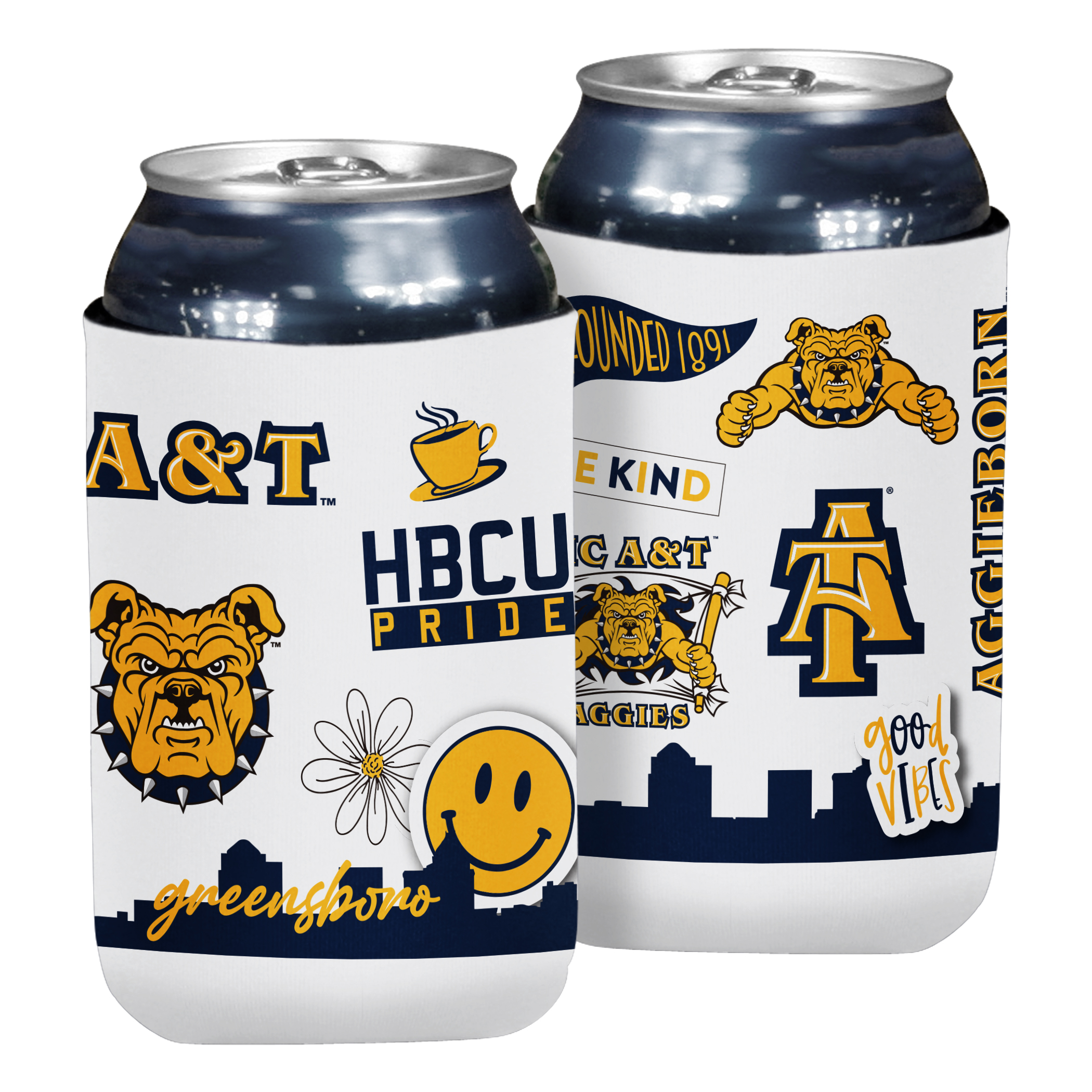North Carolina A&T Insulated Native Can Sleeve