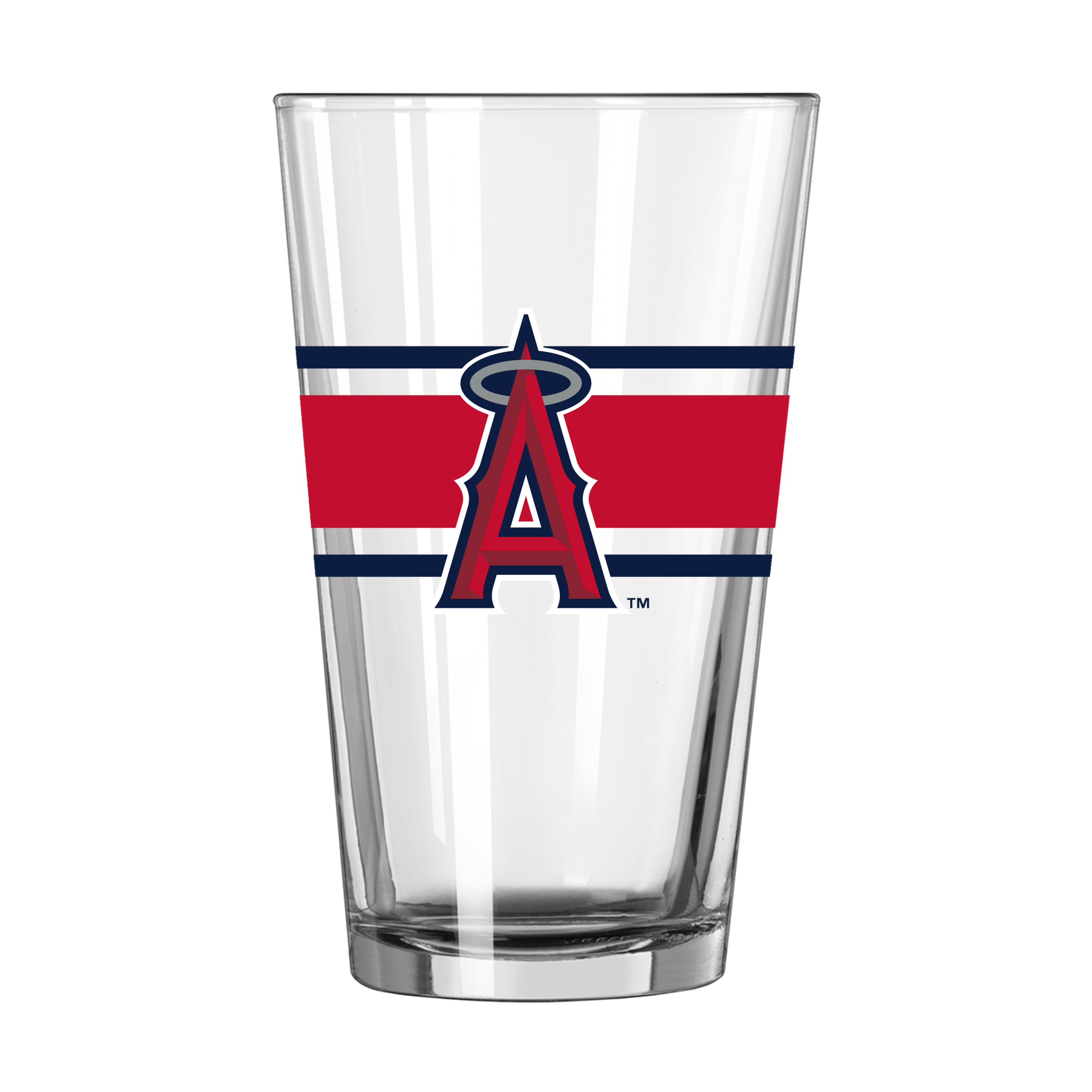 Los Angeles Angels 16oz Stripe Pint Glass  