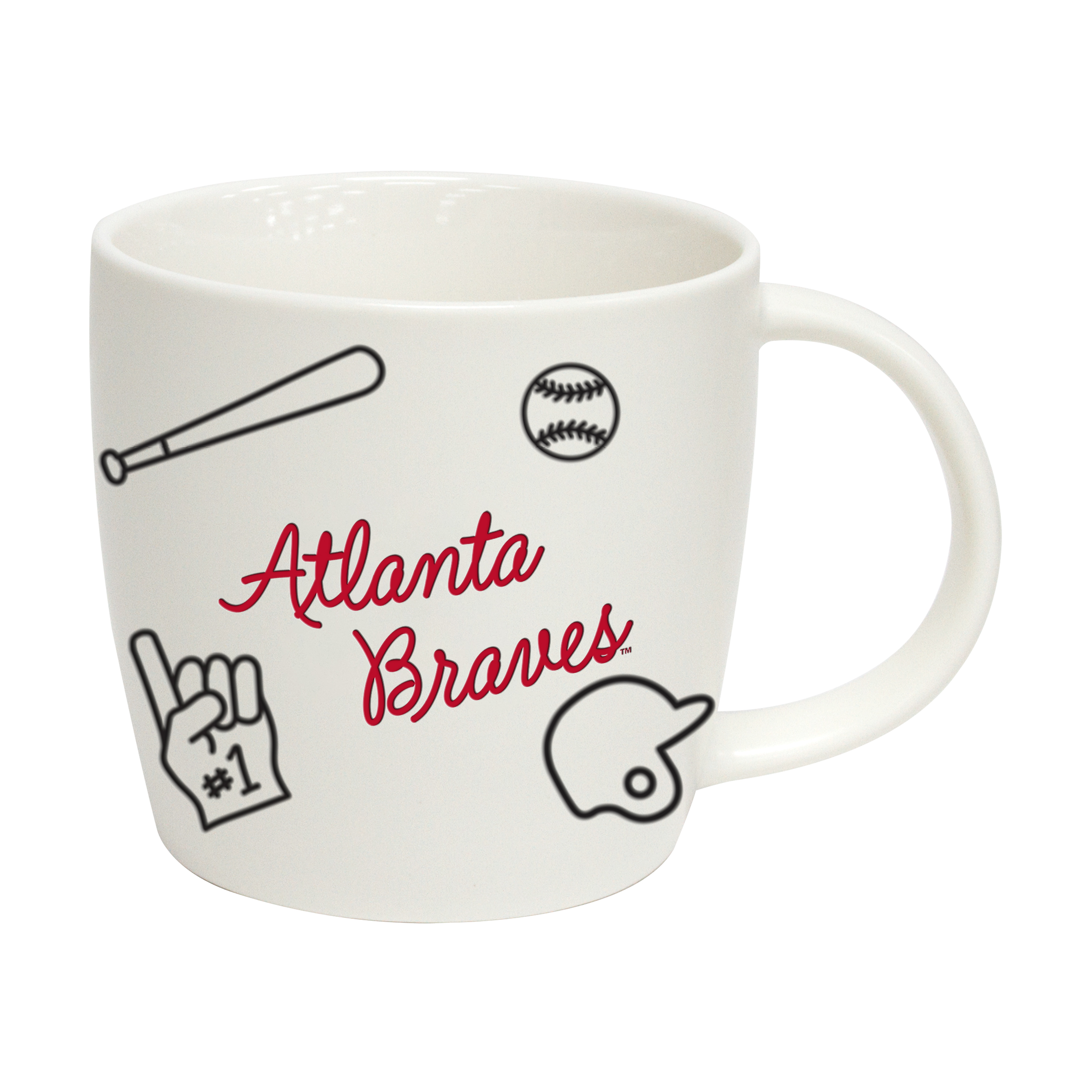 Atlanta Braves 18oz Playmaker Mug  