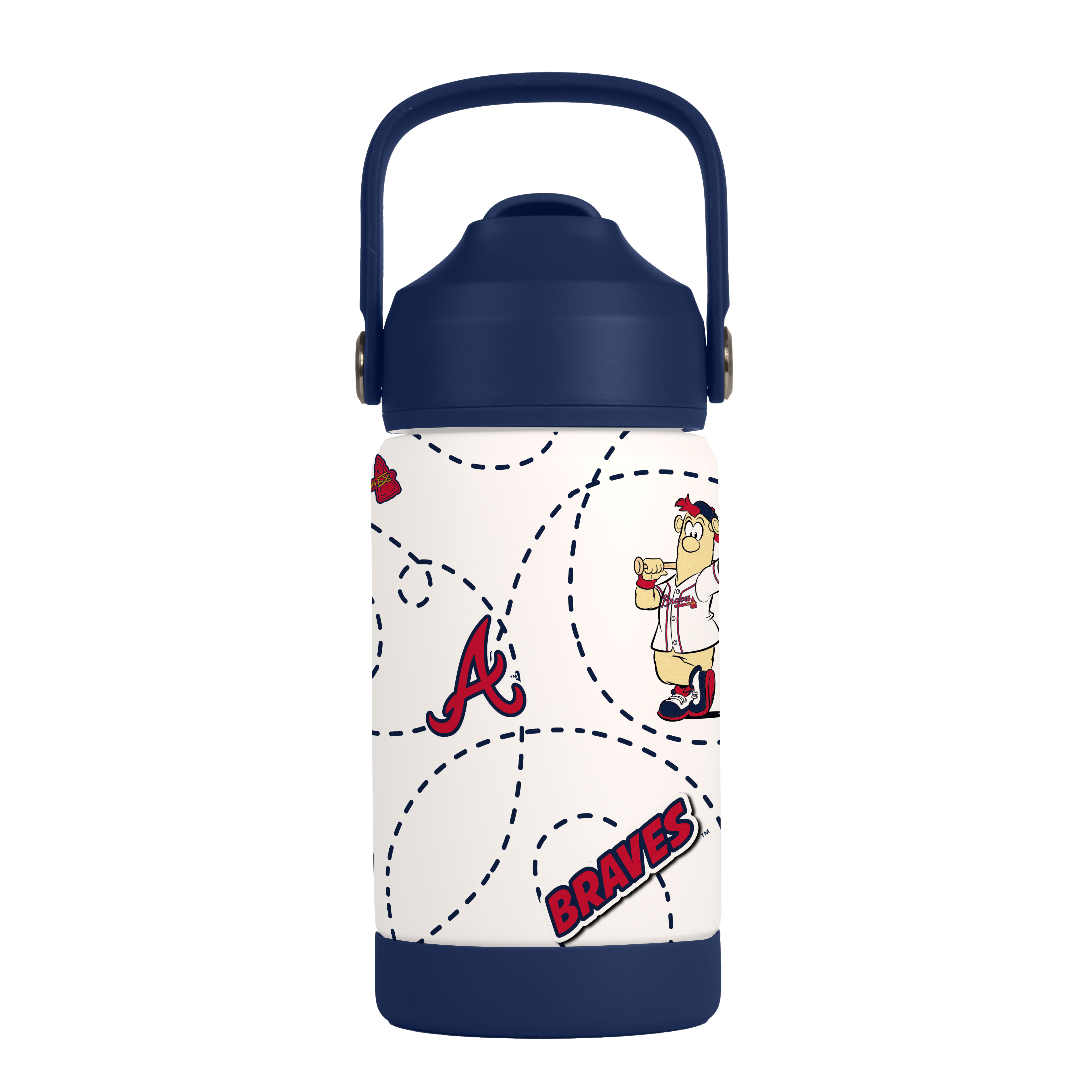 Atlanta Braves 12oz Mascot SS Kids Bottle  