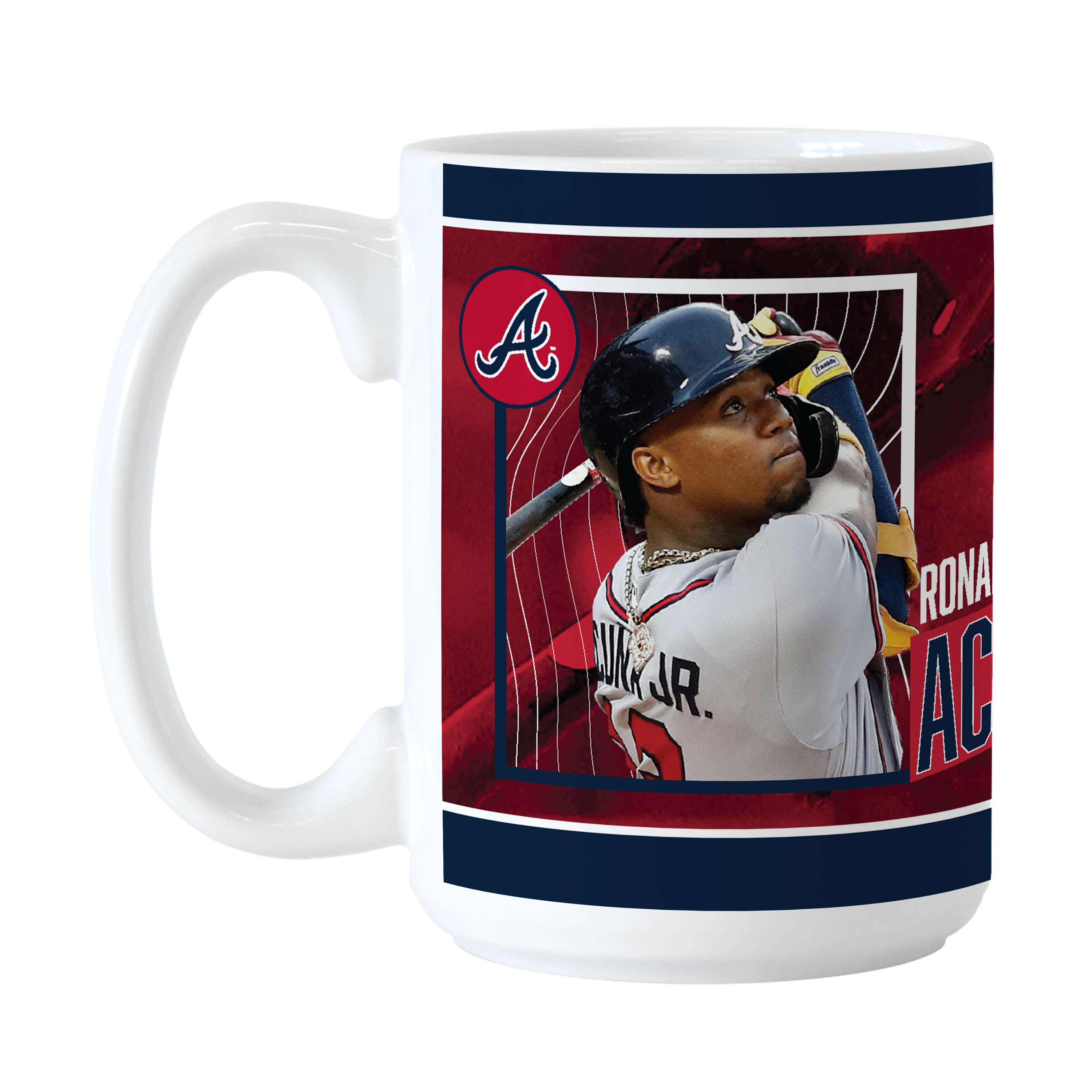 Atlanta Braves Ronald Acuna Jr. Image 15oz Sublimated Mug  