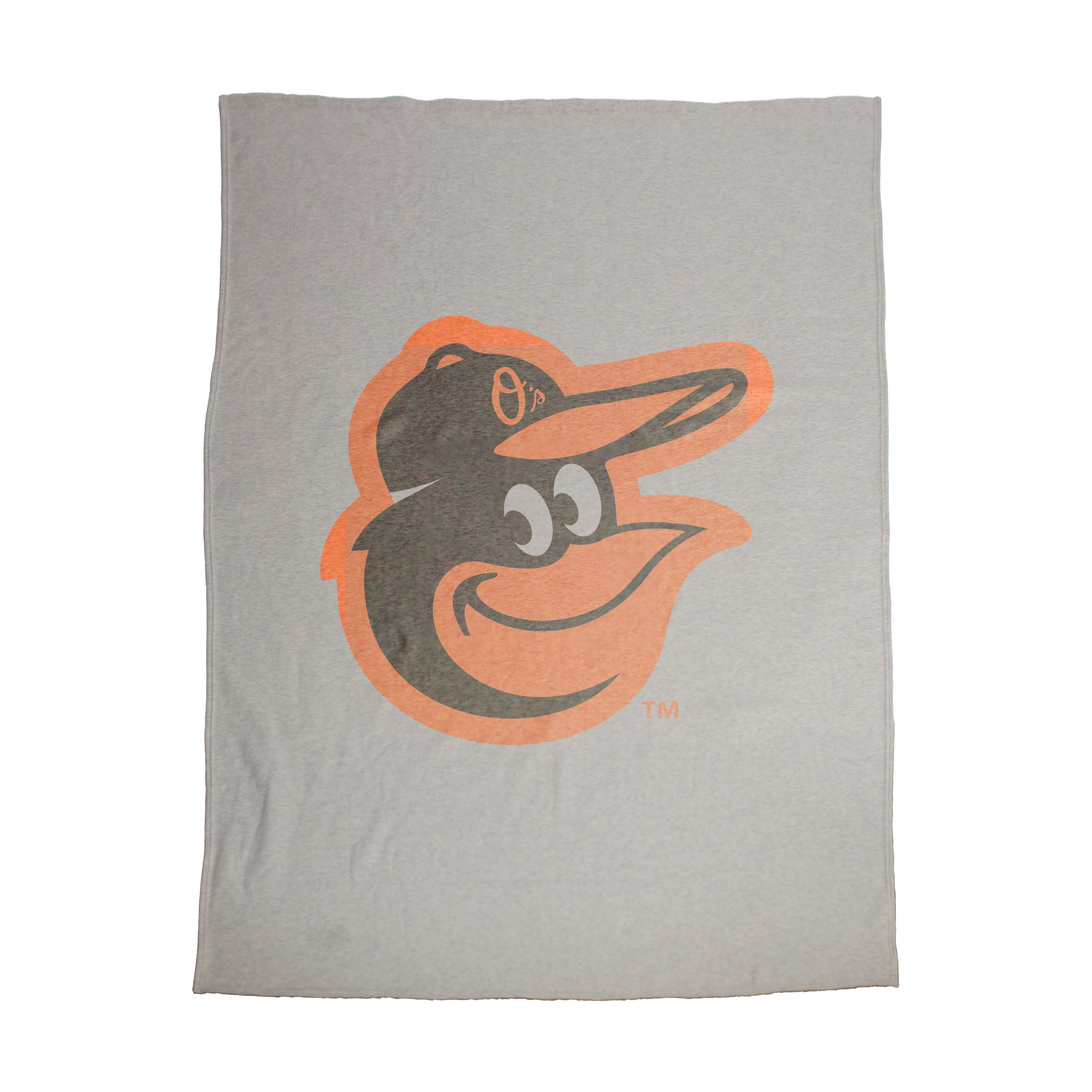 Baltimore Orioles Oversized Logo Sublimated Sweatshirt Blanket  