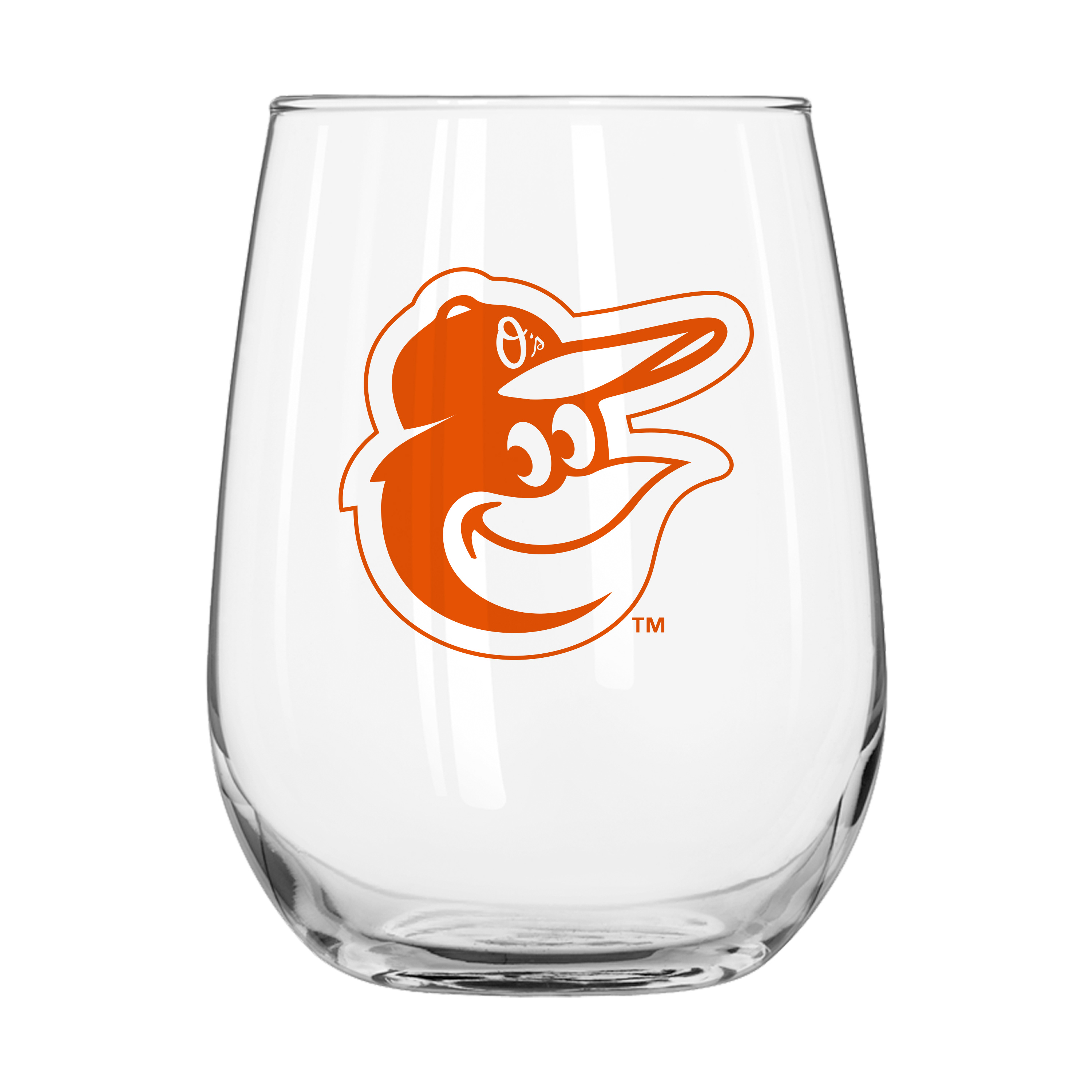 Baltimore Orioles 16oz Gameday Curved Beverage Glass  