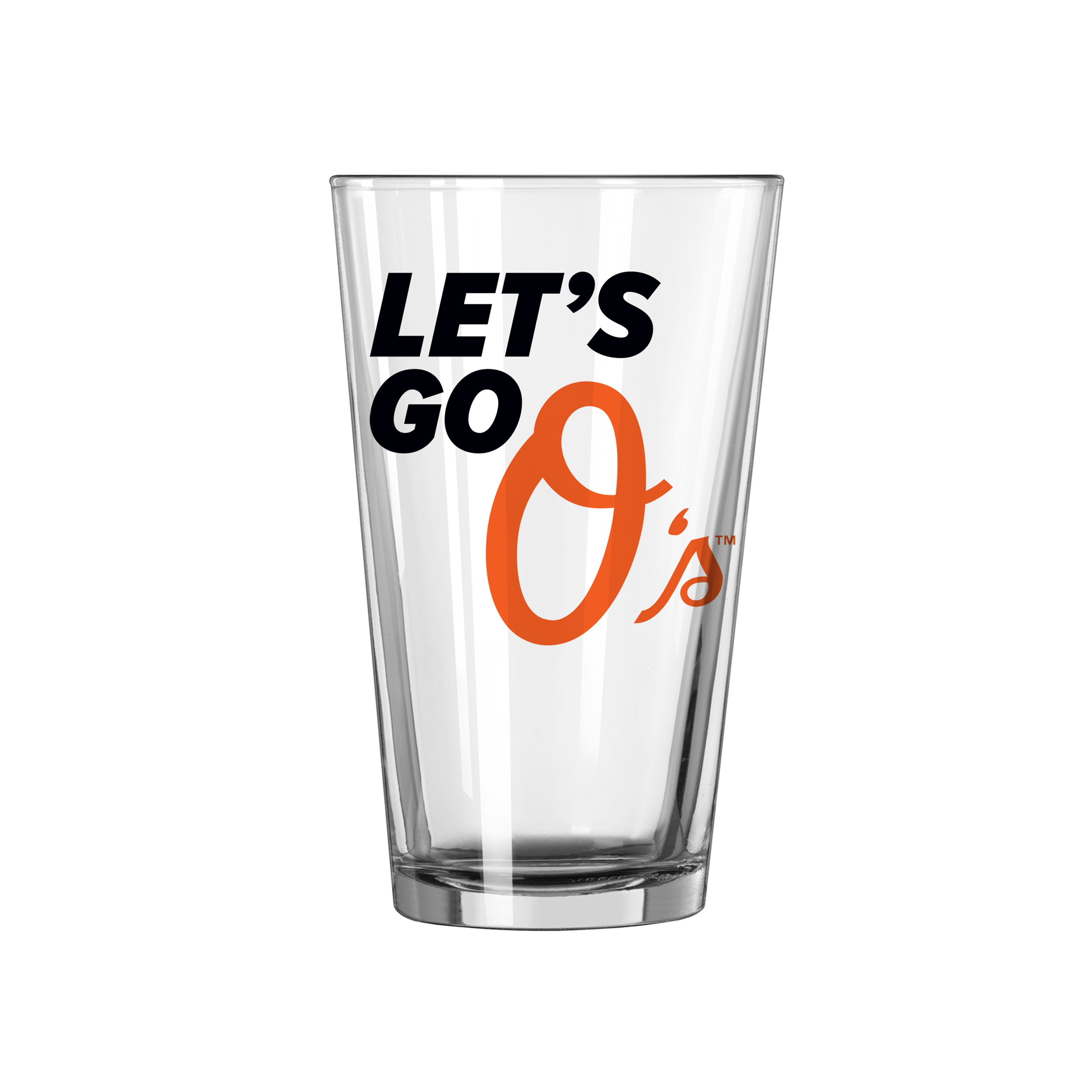 Baltimore Orioles 16oz Slogan Pint Glass  