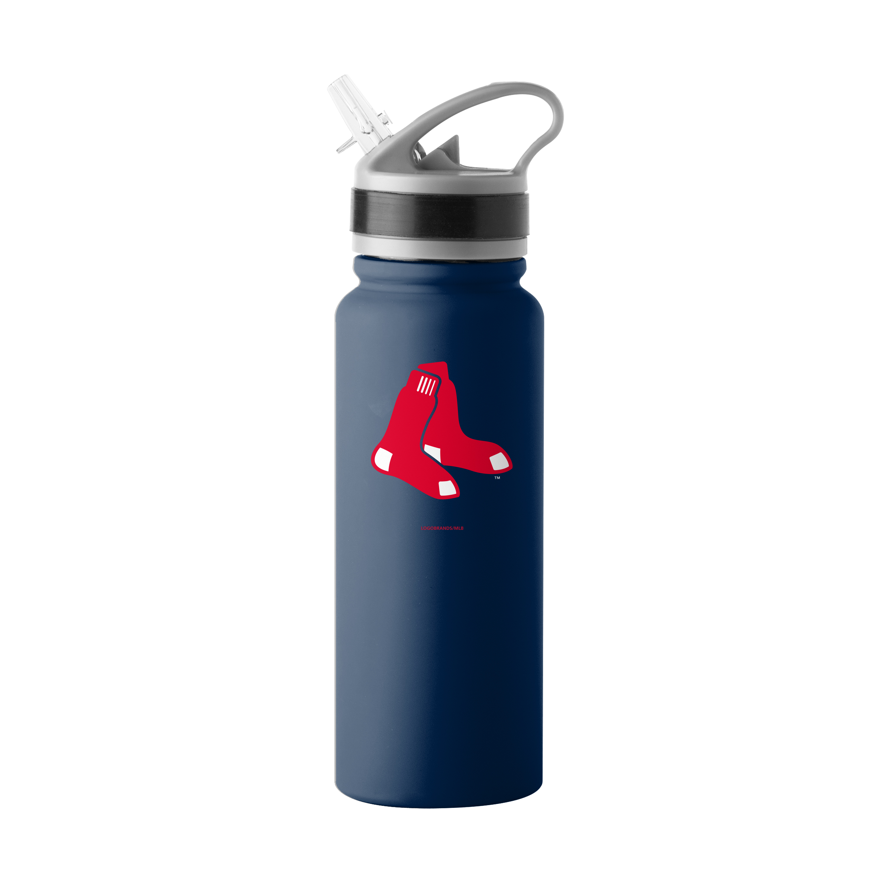 Boston Red Sox Logo 25oz Stainless Single Wall Flip Top Bottle  