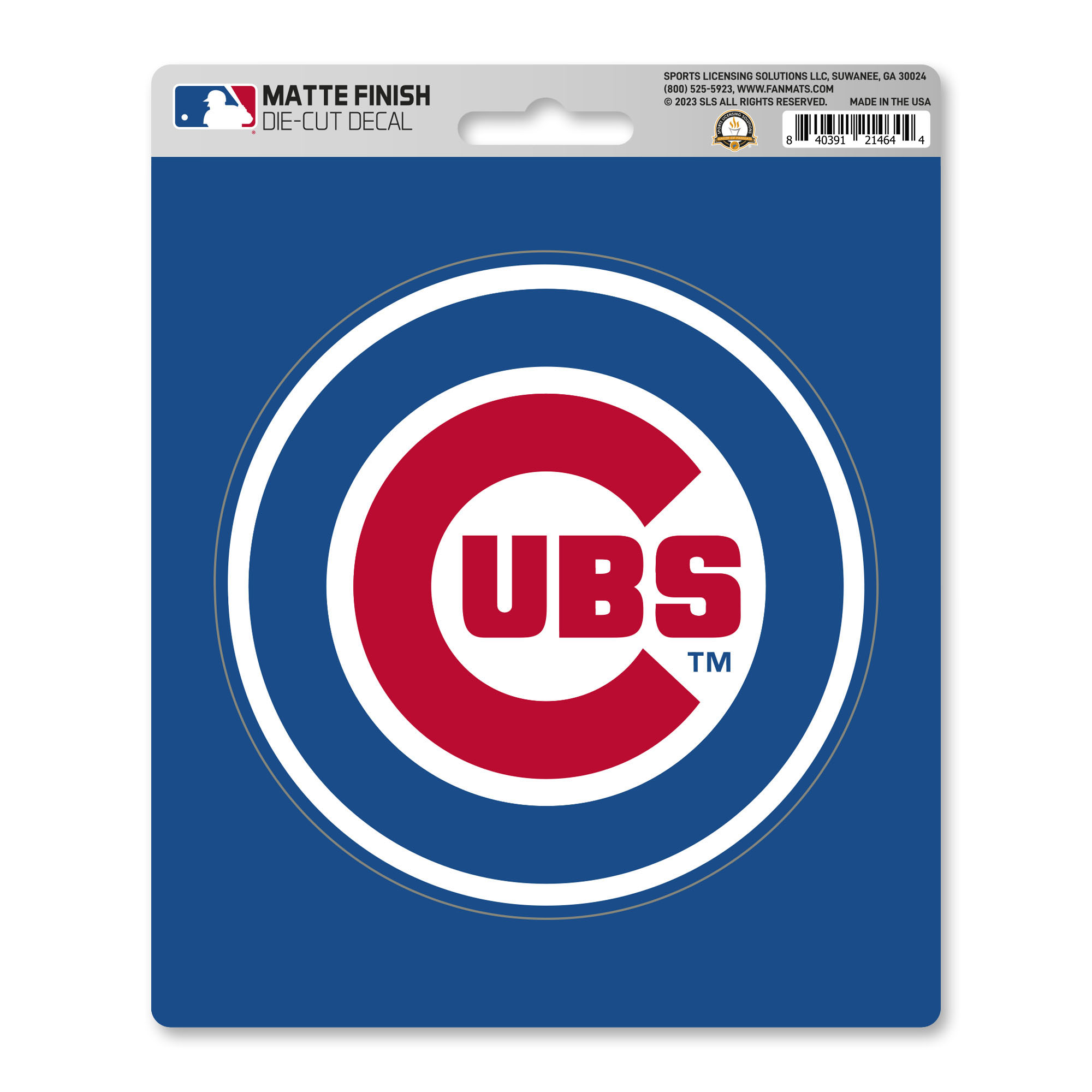 Chicago Cubs Matte Decal  