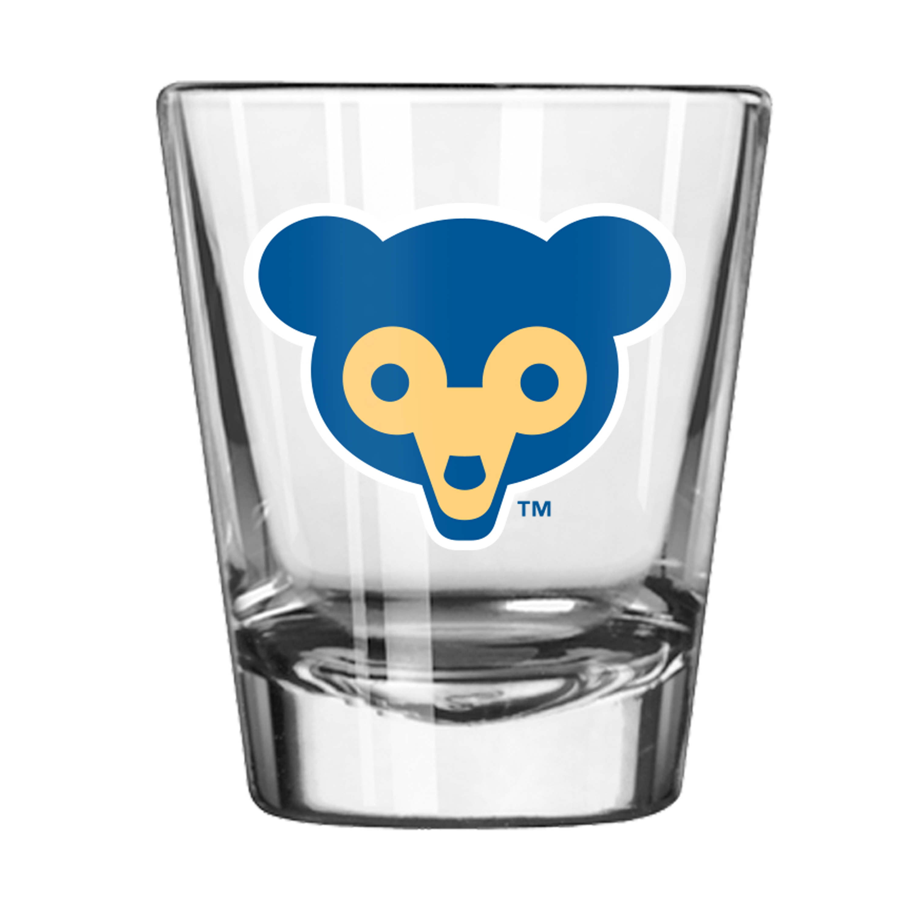 Chicago Cubs 1969 Cub Face 2oz Shot Glass  