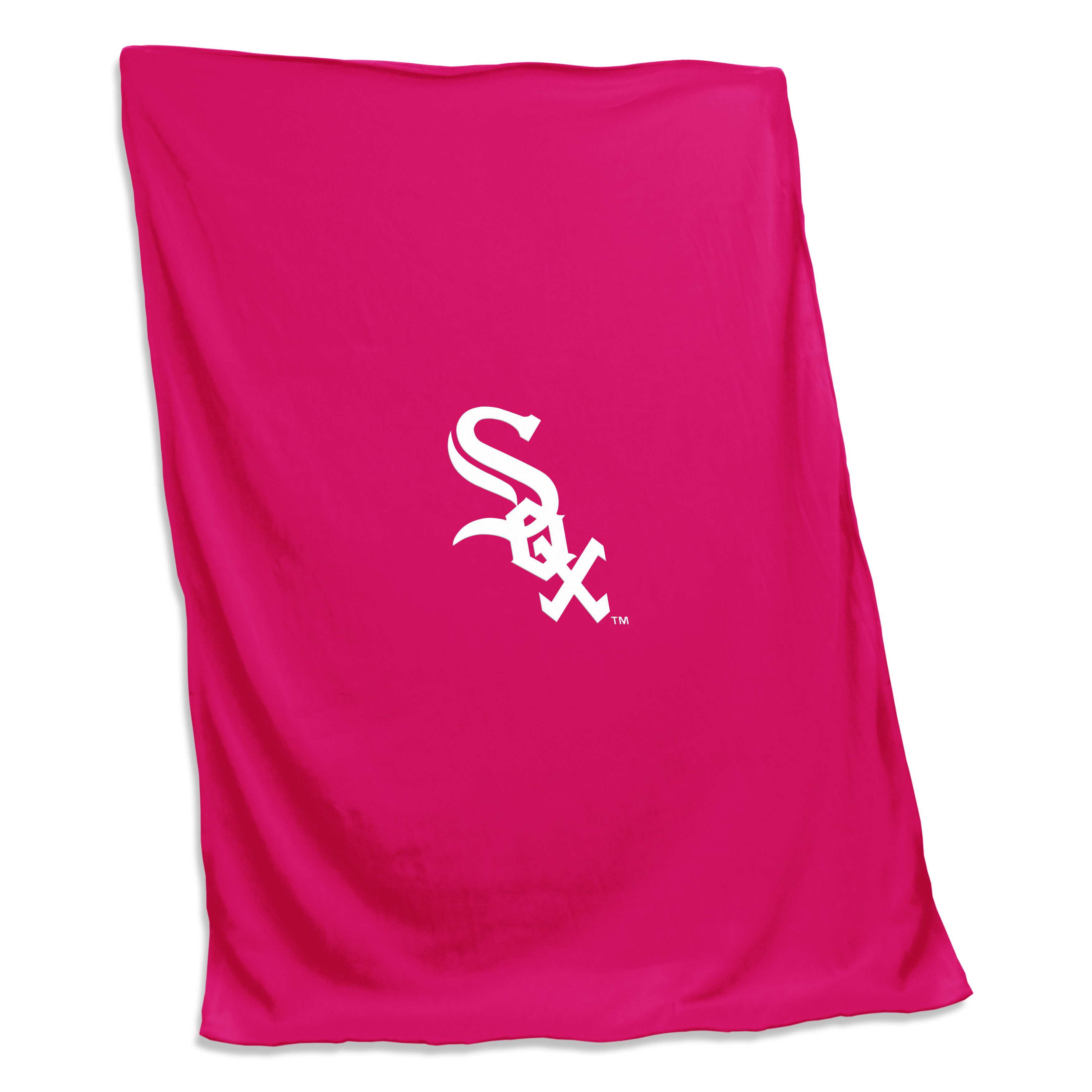 Chicago White Sox Pink Screened Sweatshirt Blanket  
