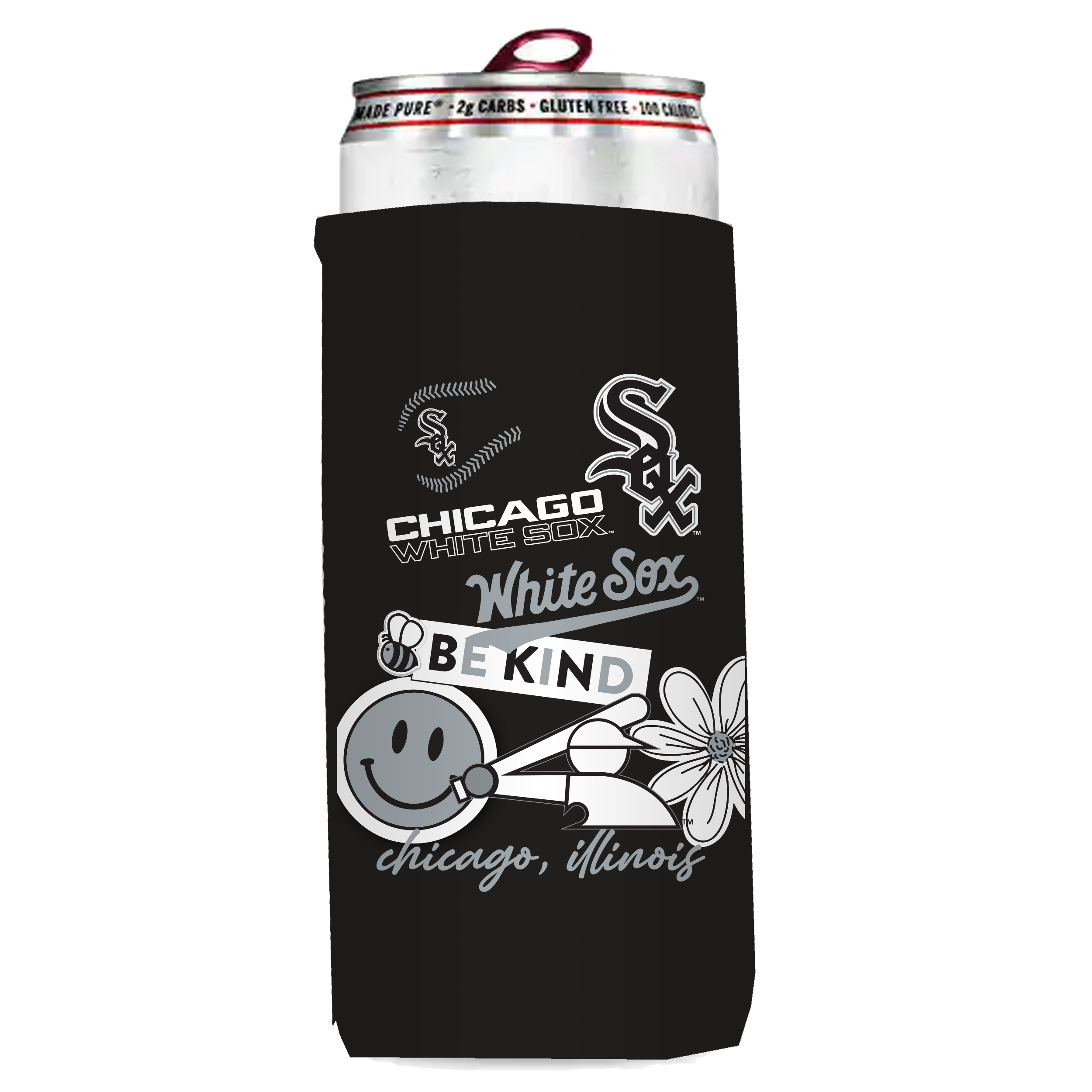Chicago White Sox Insulated Native Slim Can Sleeve  