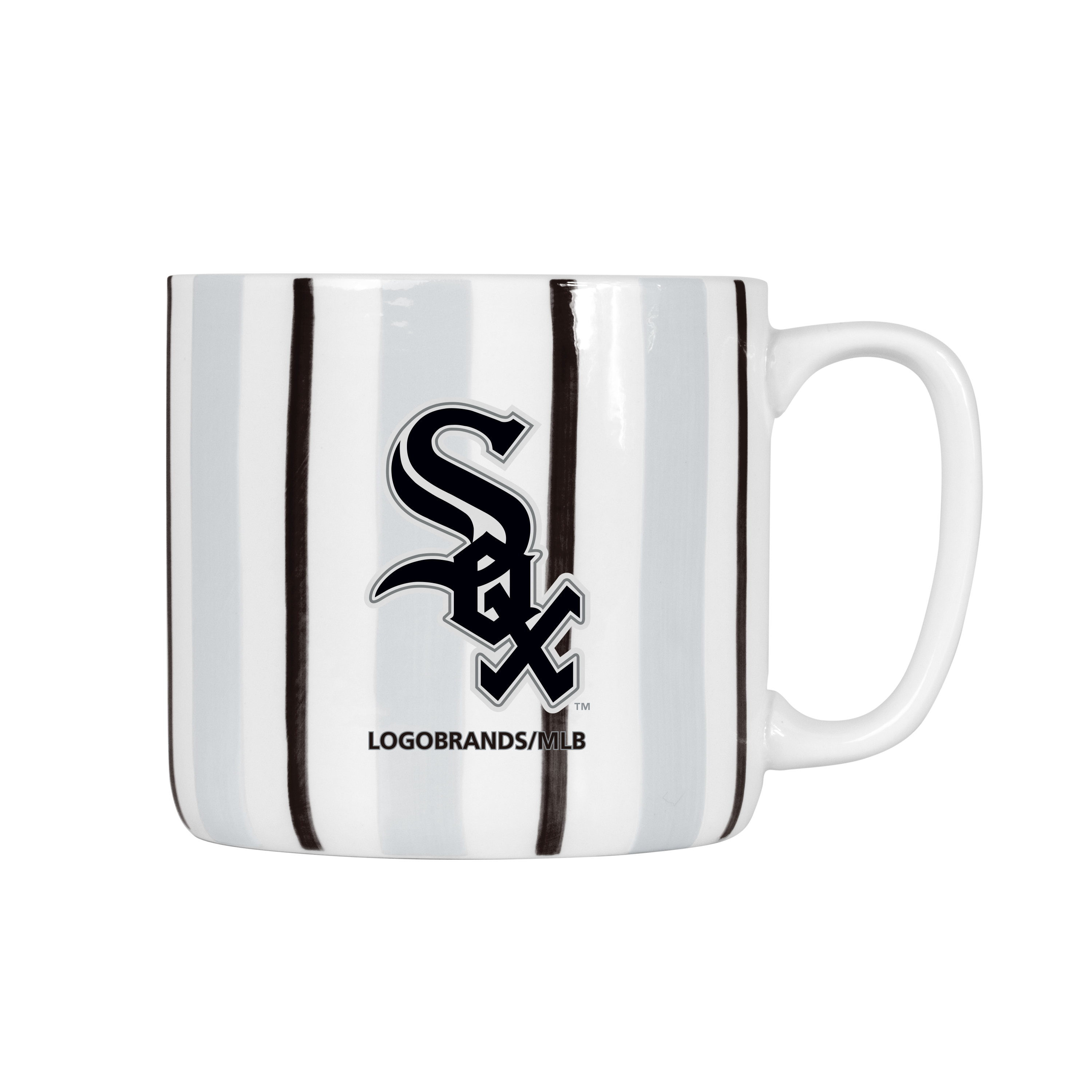 Chicago White Sox 16oz Brushstroke Stripe Mug  
