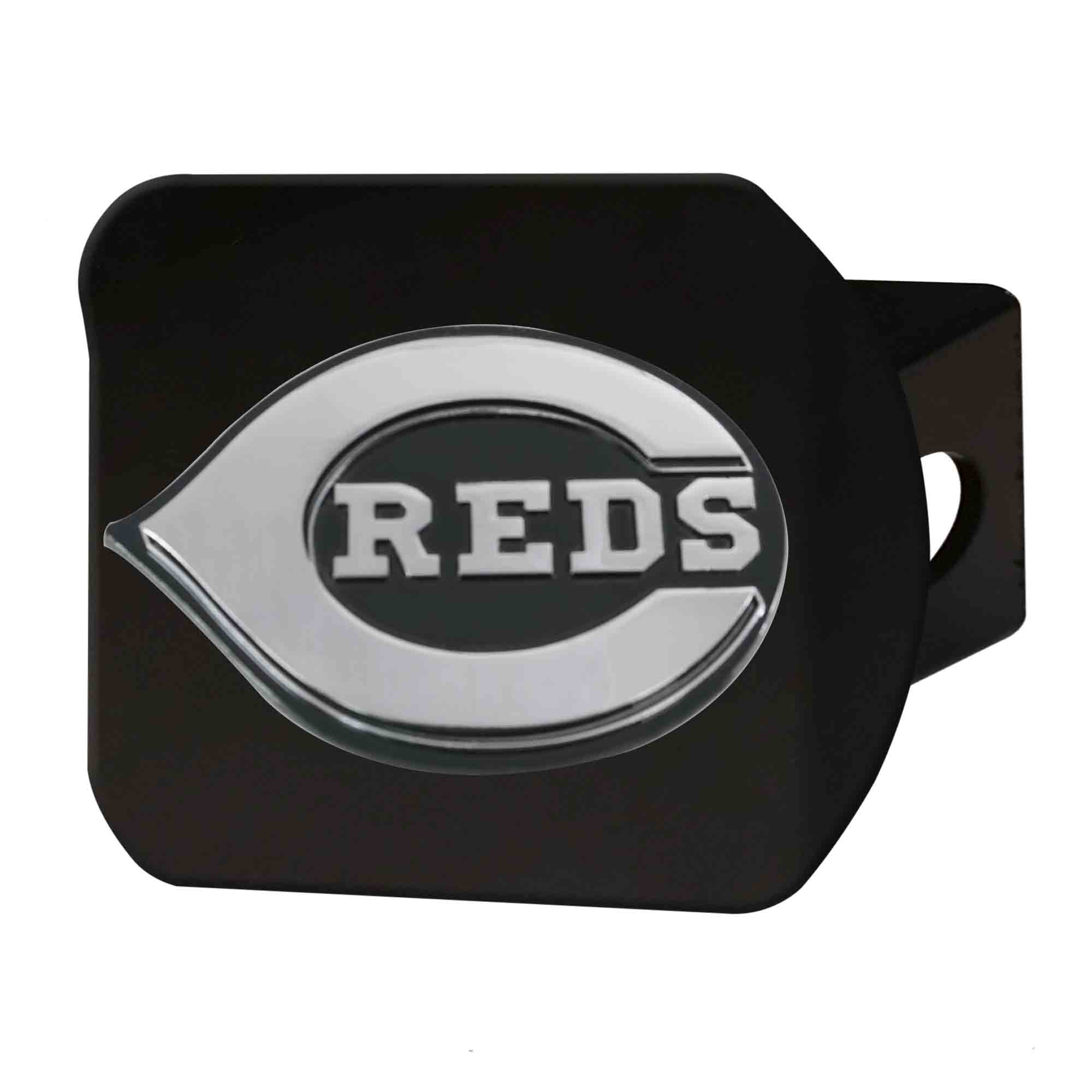 Cincinnati Reds  Chrome on Black Hitch Cover  