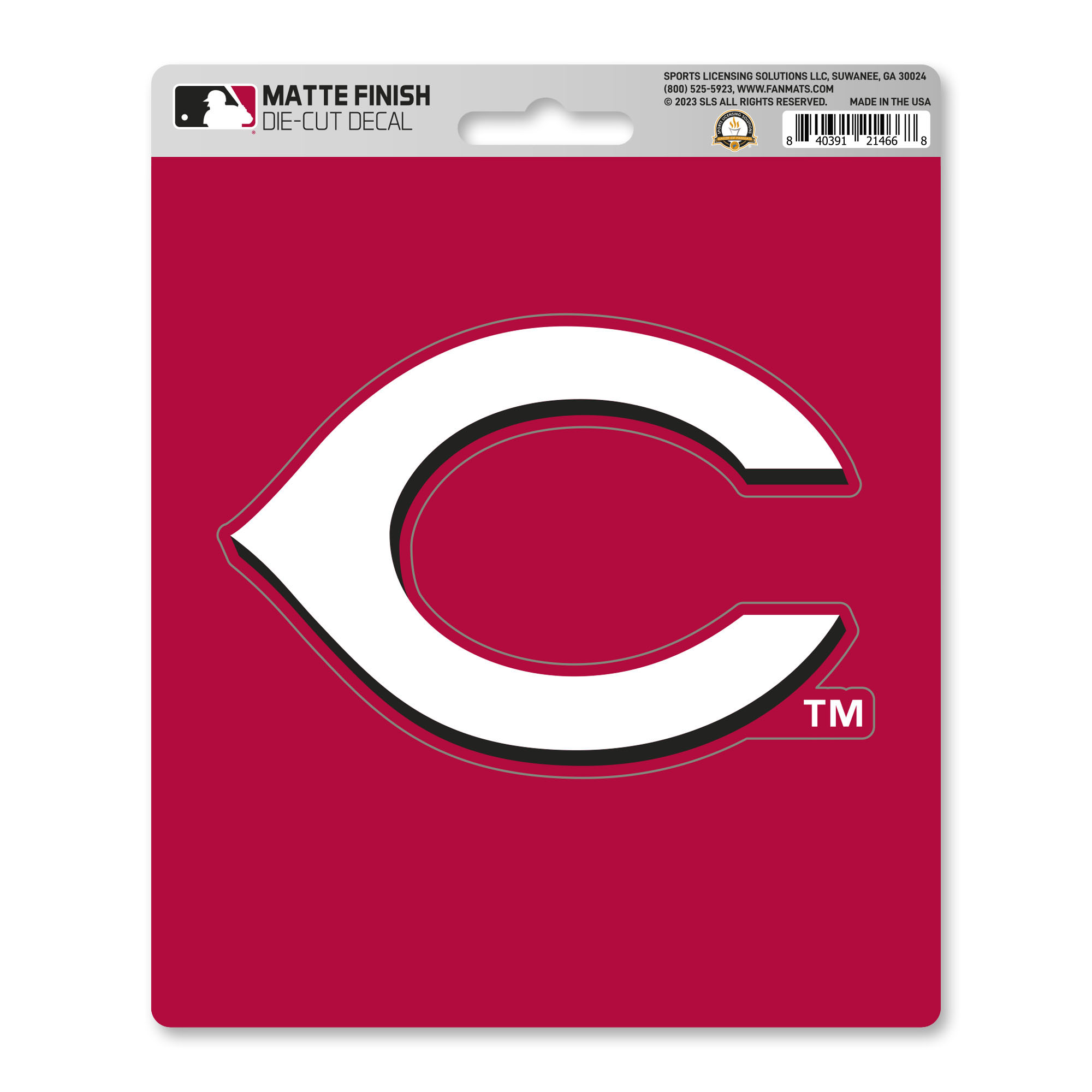 Cincinnati Reds  Matte Decal  