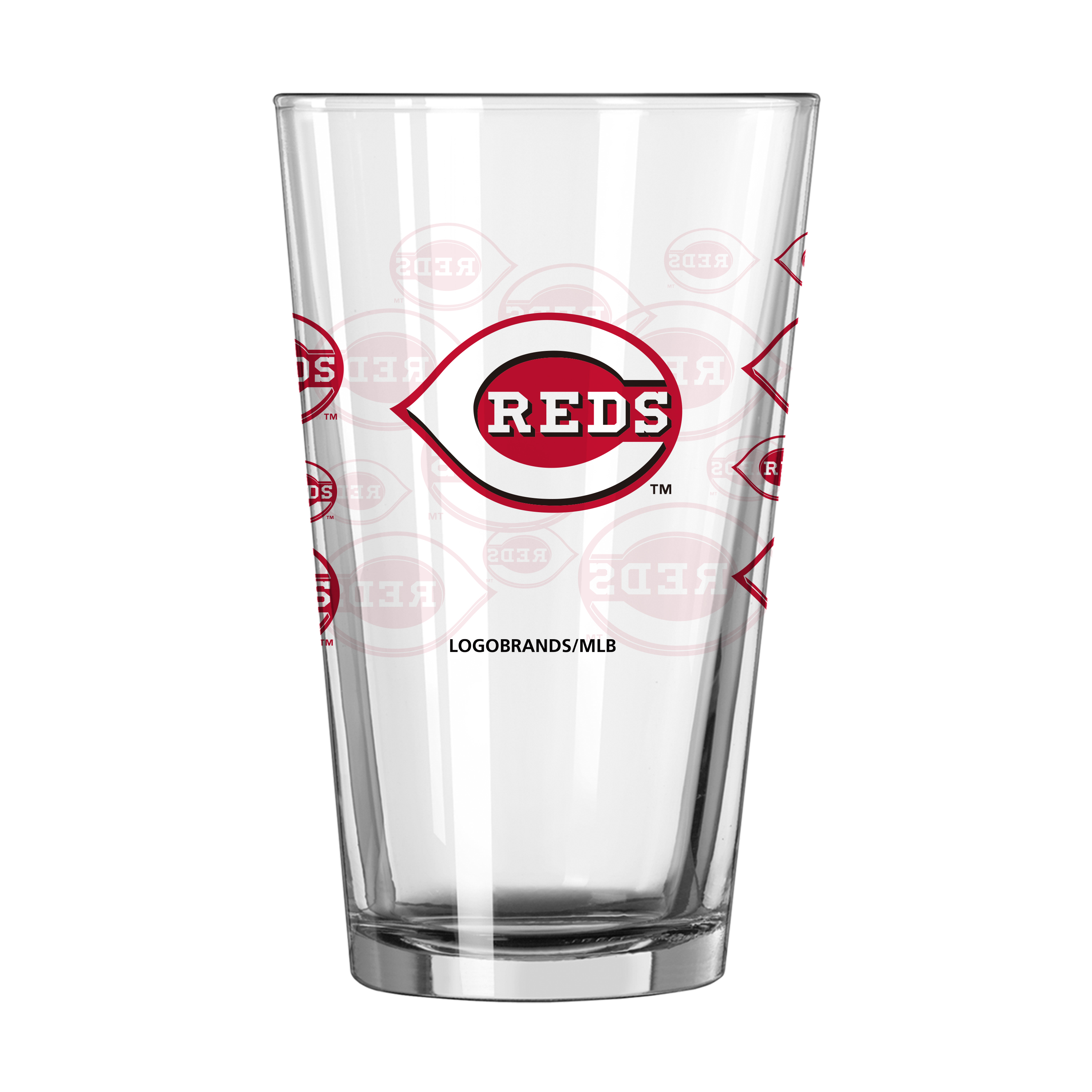 Cincinnati Reds 16oz Scatter Pint Glass  