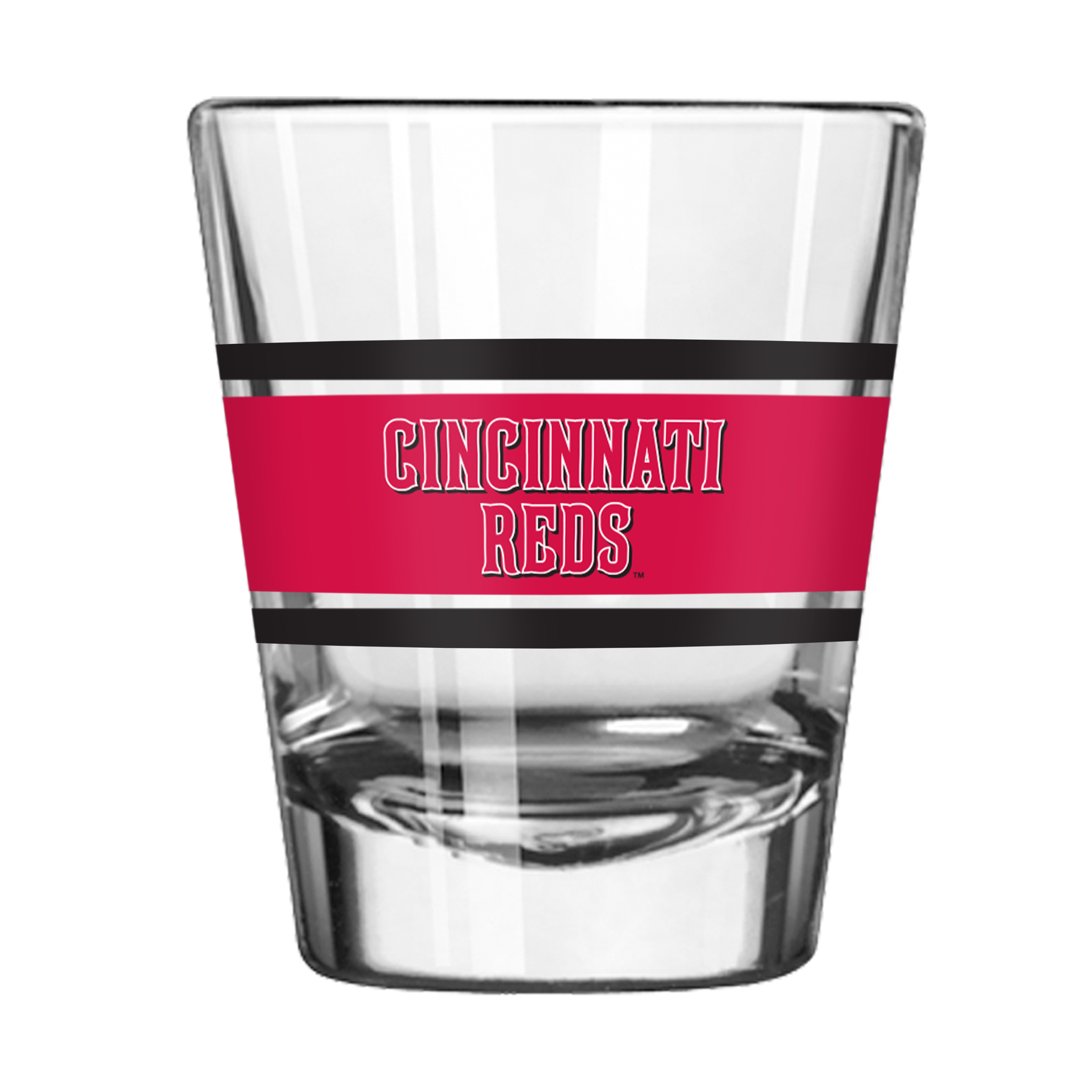 Cincinnati Reds 2oz Stripe Shot Glass  