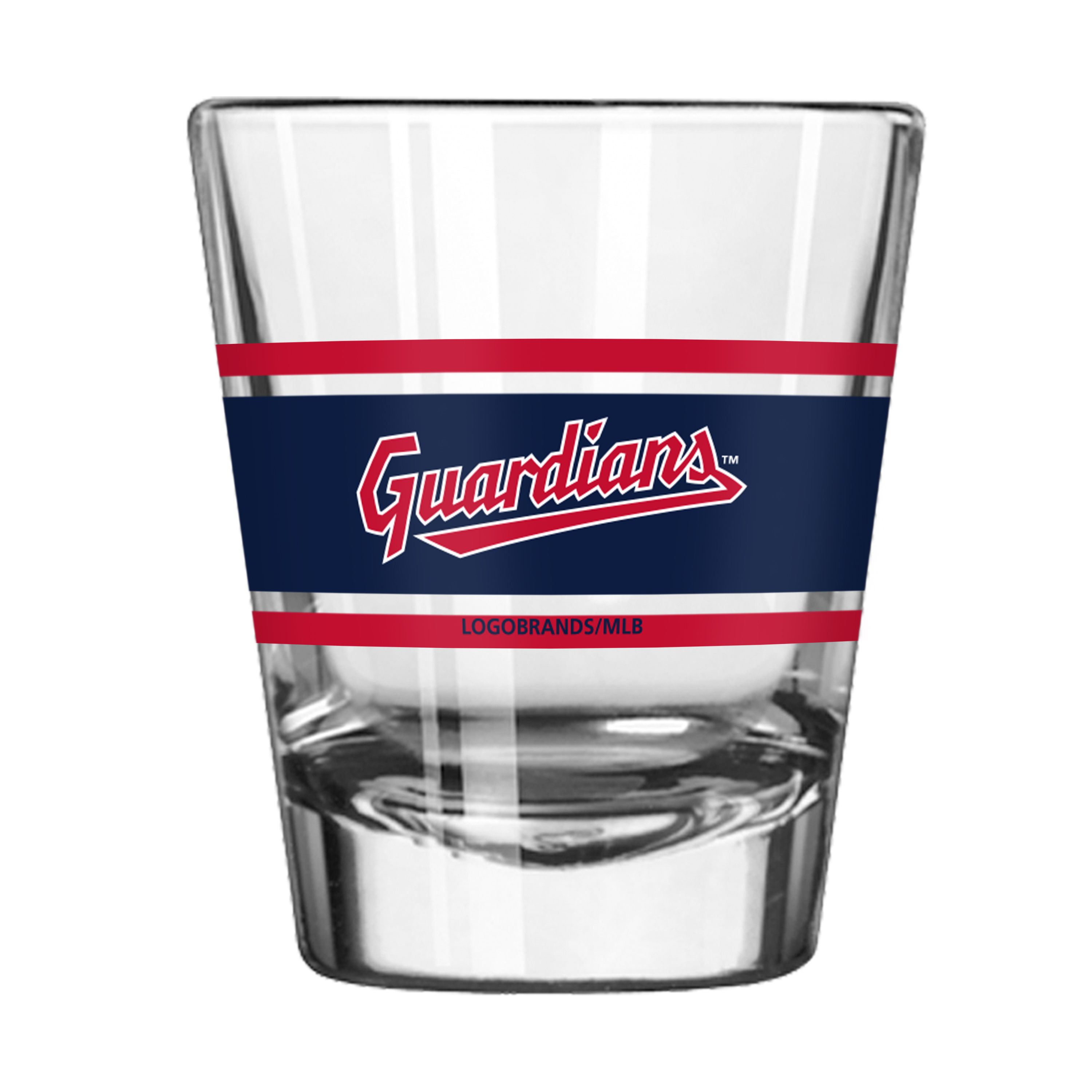 Cleveland Guardians 2oz Stripe Shot Glass  