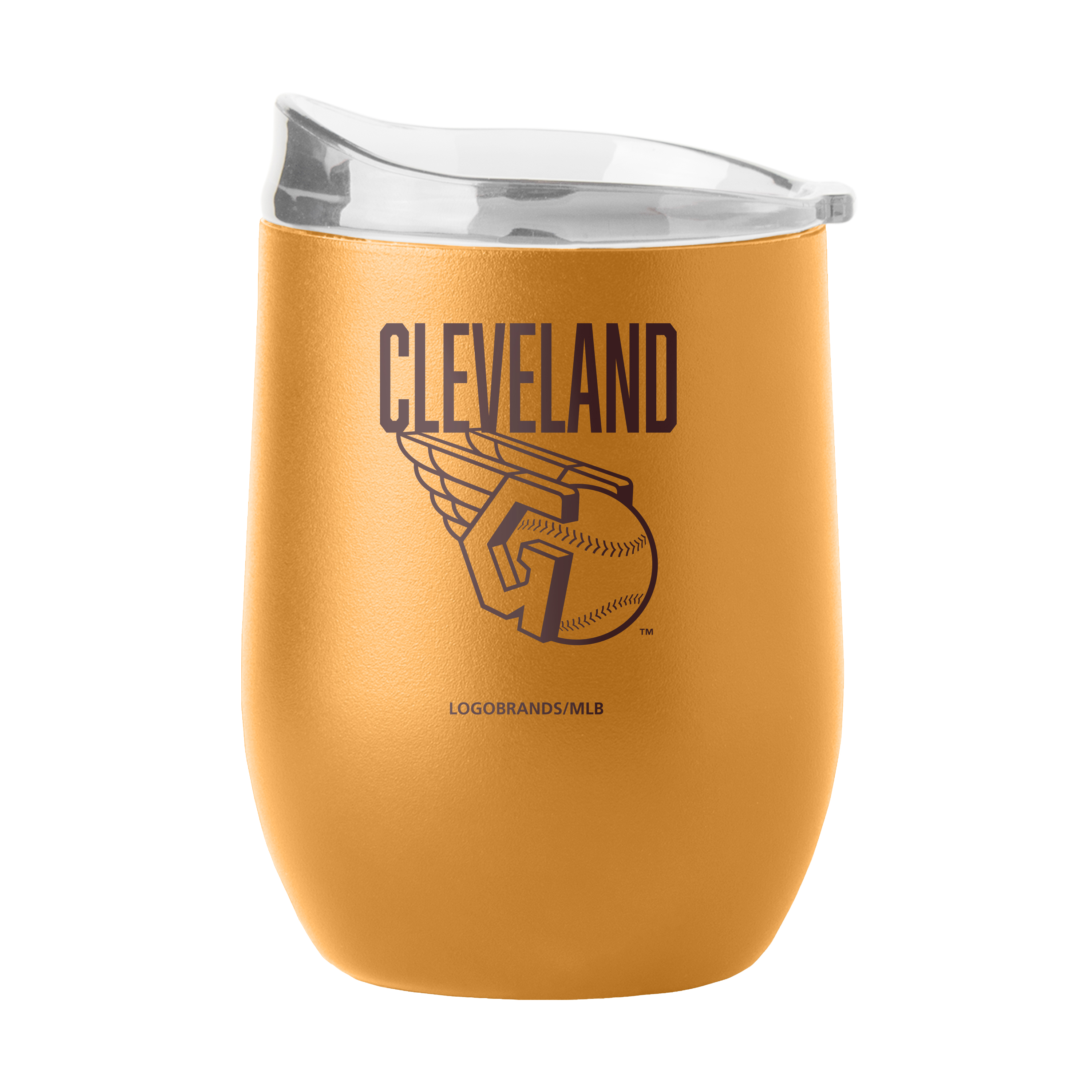 Cleveland Guardians 16oz Huddle Powder Coat Curved Beverage  