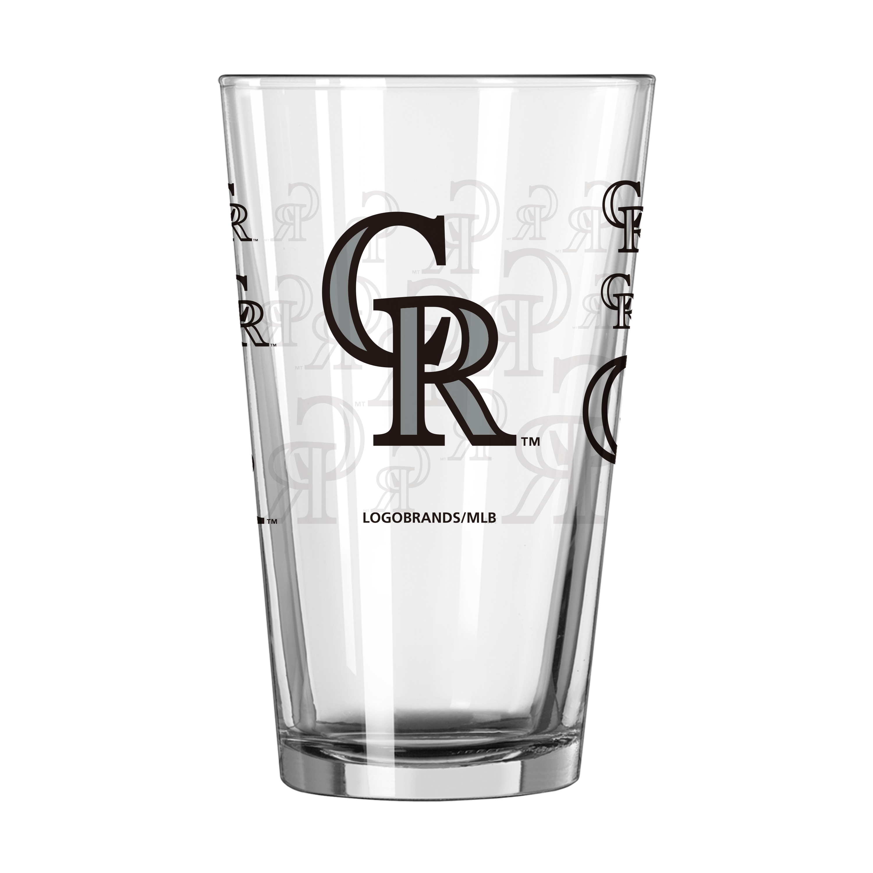 Colorado Rockies 16oz Scatter Pint Glass  