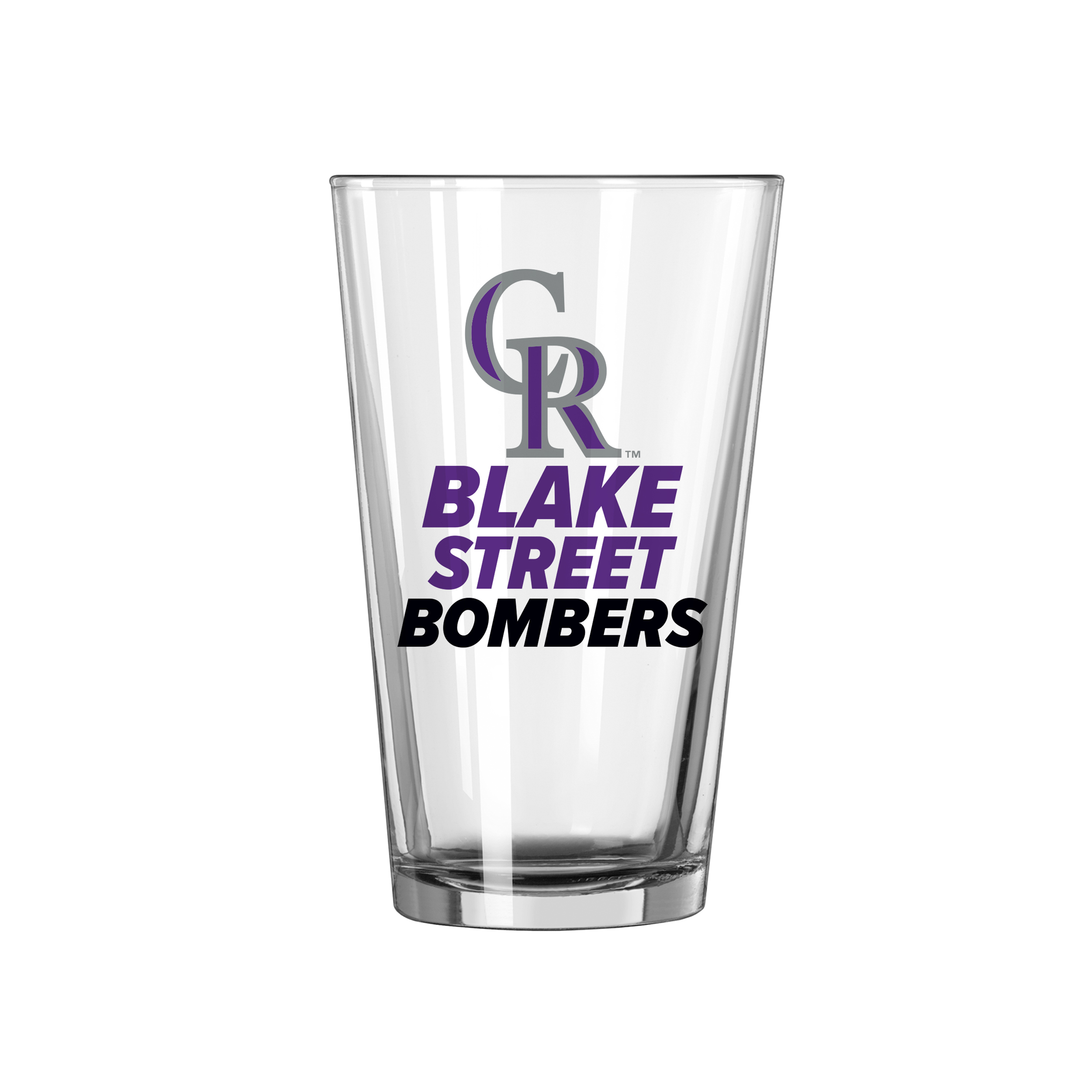 Colorado Rockies 16oz Slogan Pint Glass  