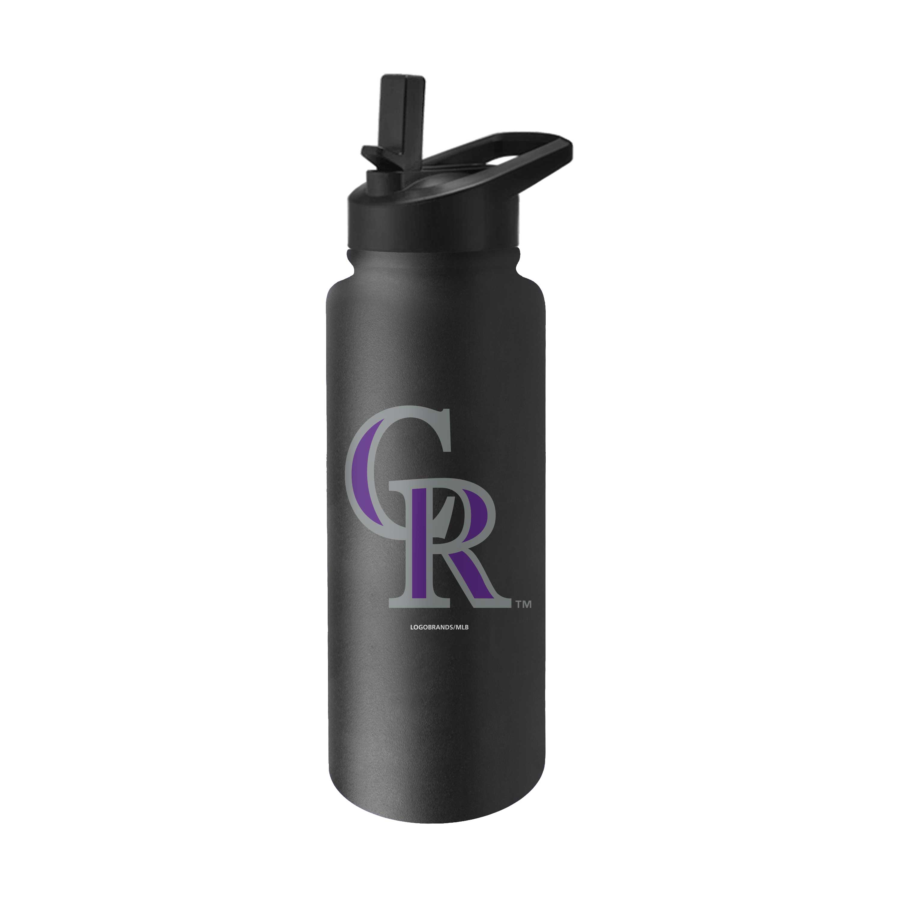 Colorado Rockies Logo Quencher Water Bottle  