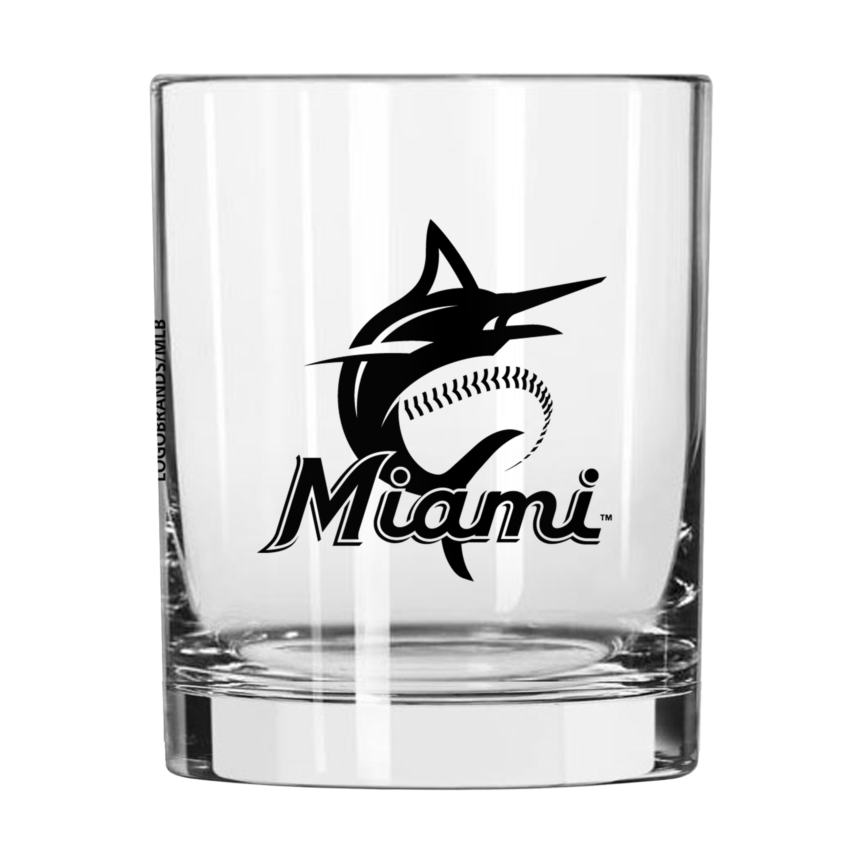 Miami Marlins 14oz Gameday Rocks Glass  