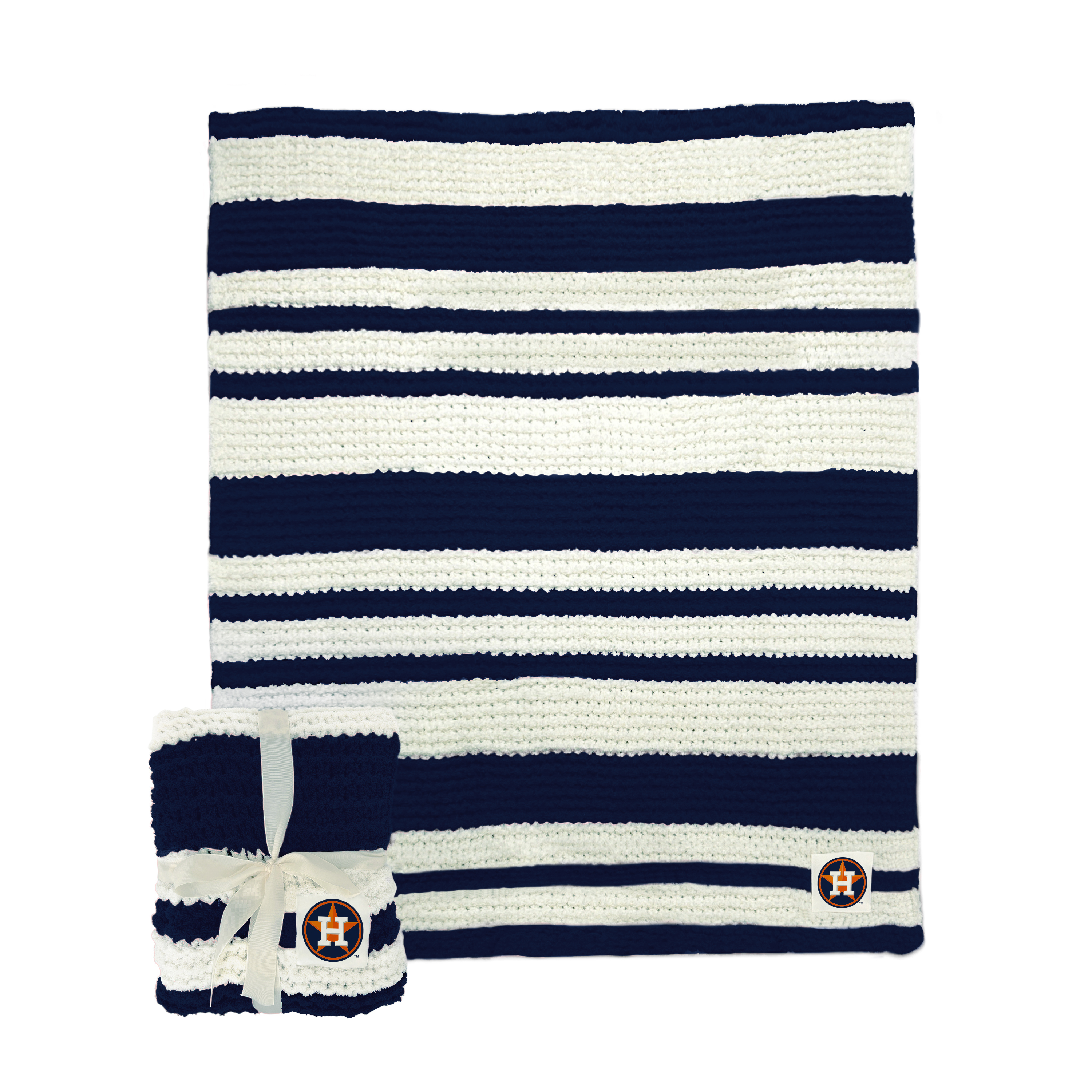 Houston Astros Cable Knit Throw 50x60  
