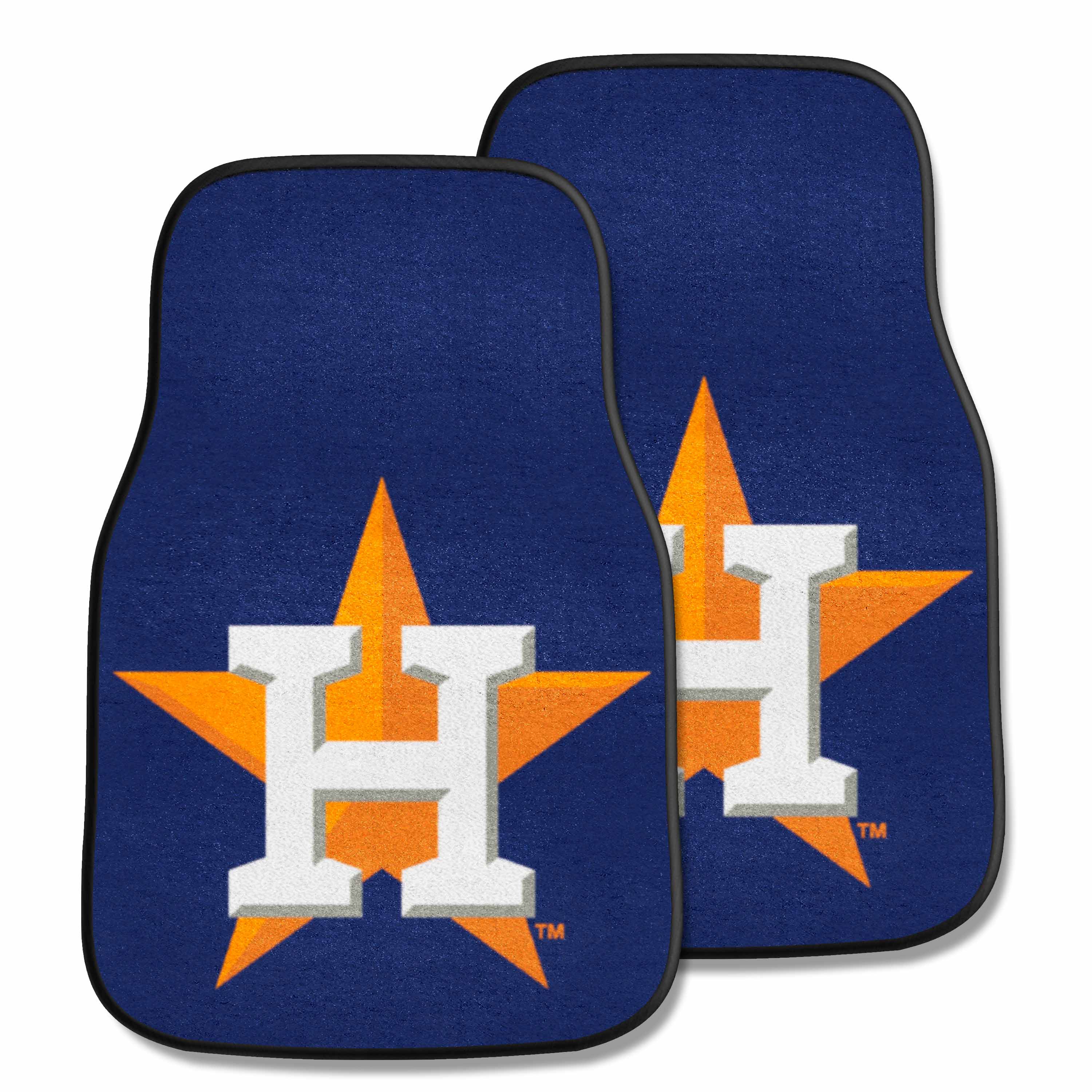 Houston Astros 2-pc Carpet Car Mat Set  