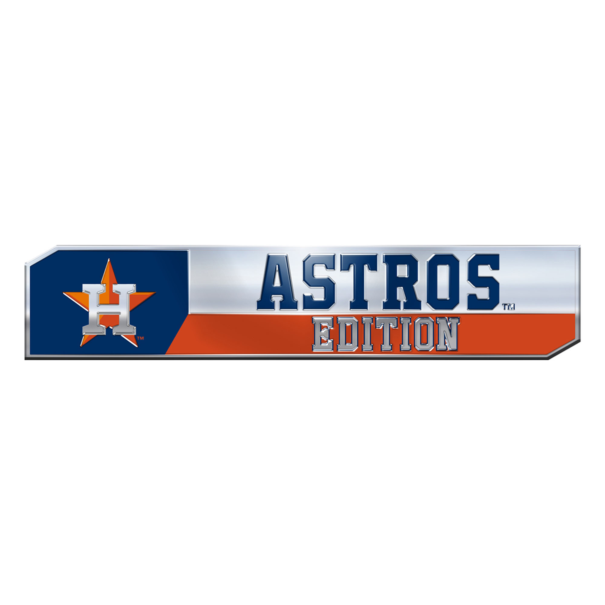 Houston Astros Embossed Truck Emblem 2-pk  