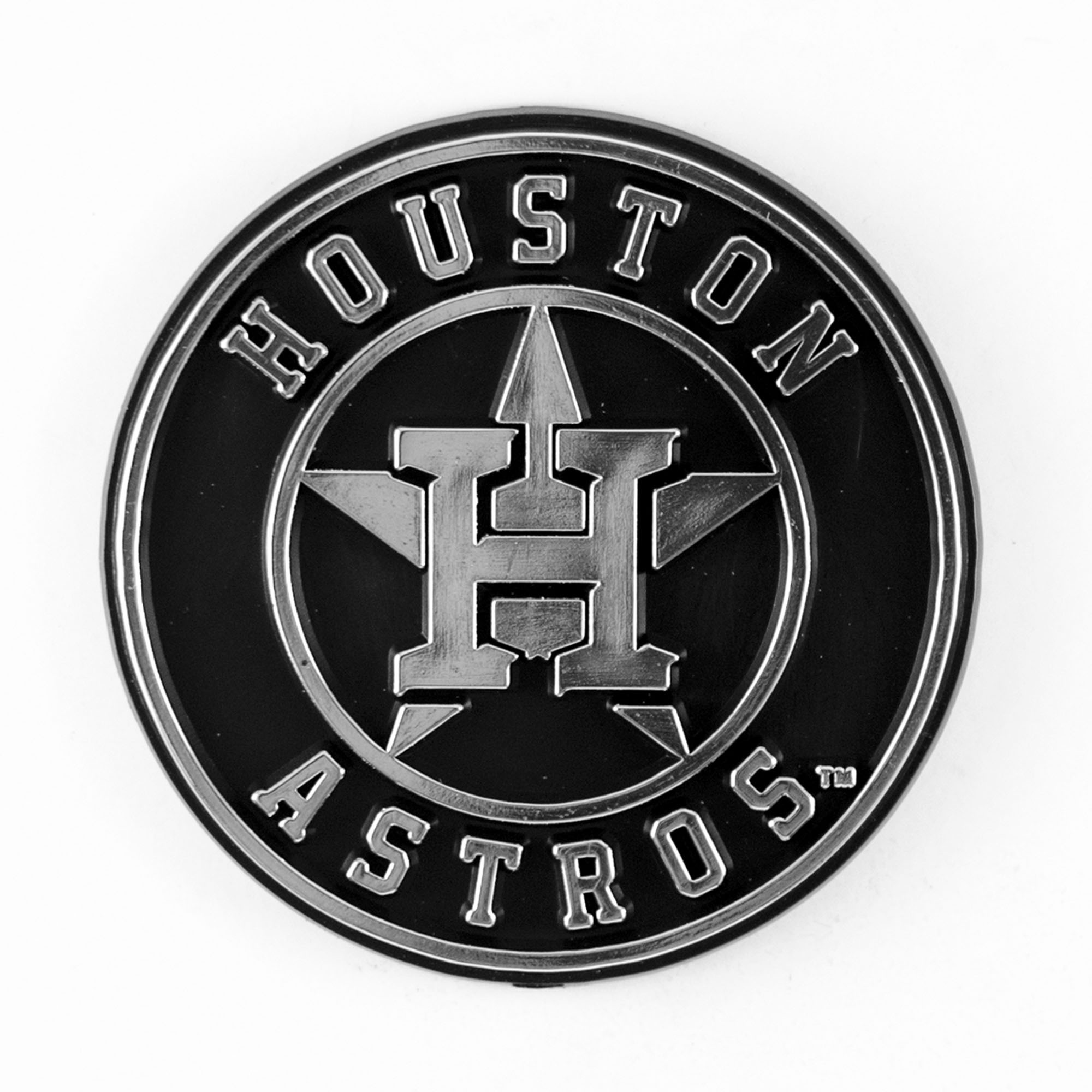 Houston Astros Plastic Chrome Emblem  