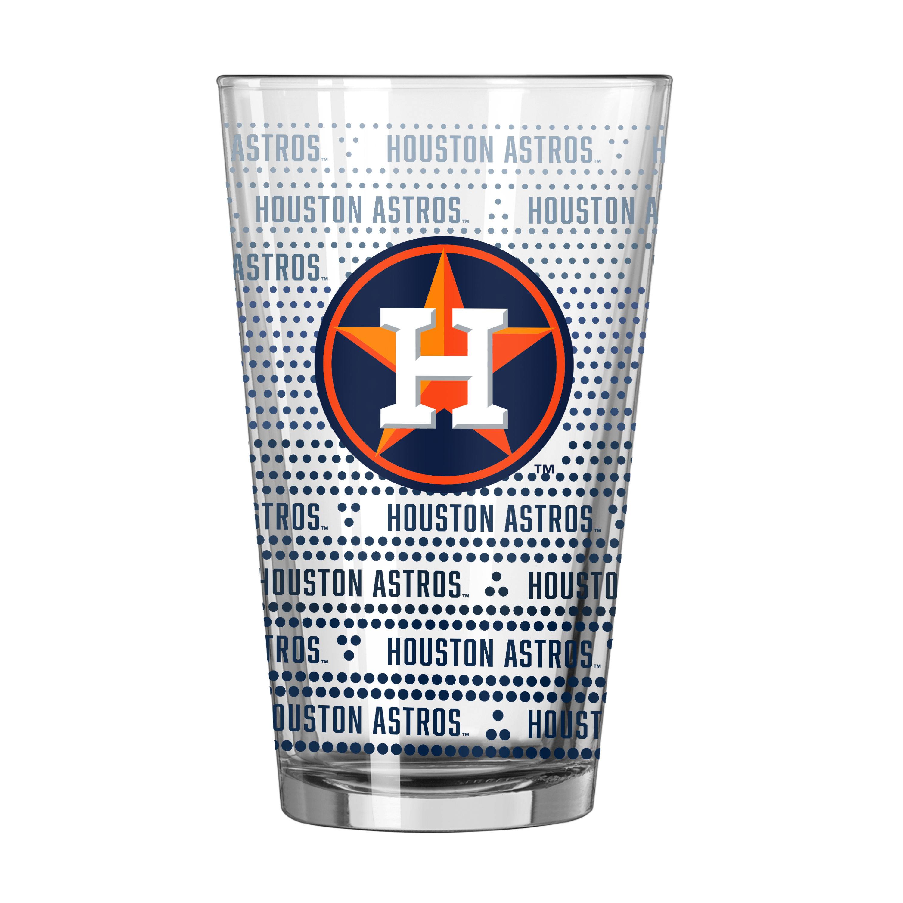 Houston Astros 16oz Chant Fade Pint Glass  