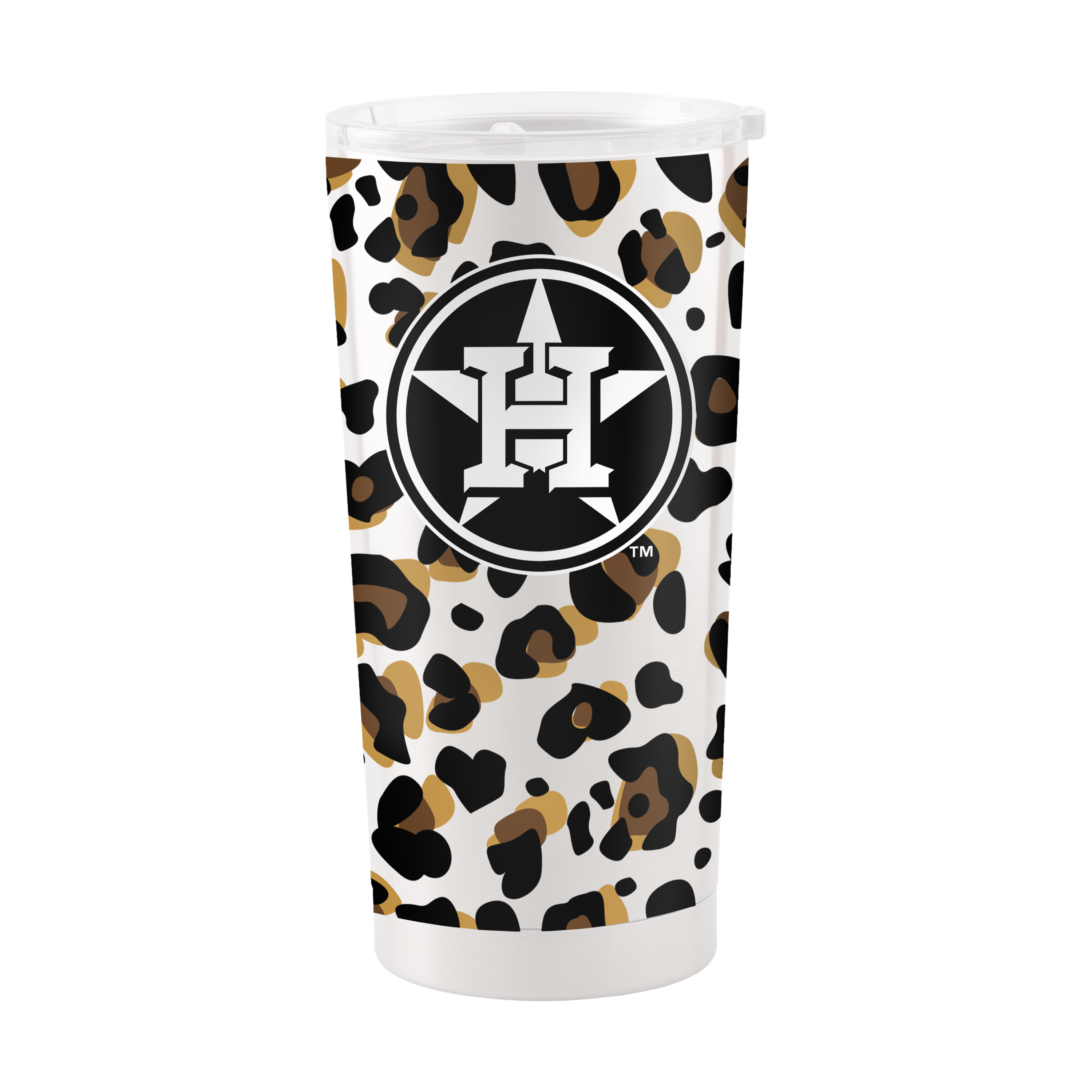 Houston Astros 20oz Neutral Leopard Stainless Steel Tumbler  