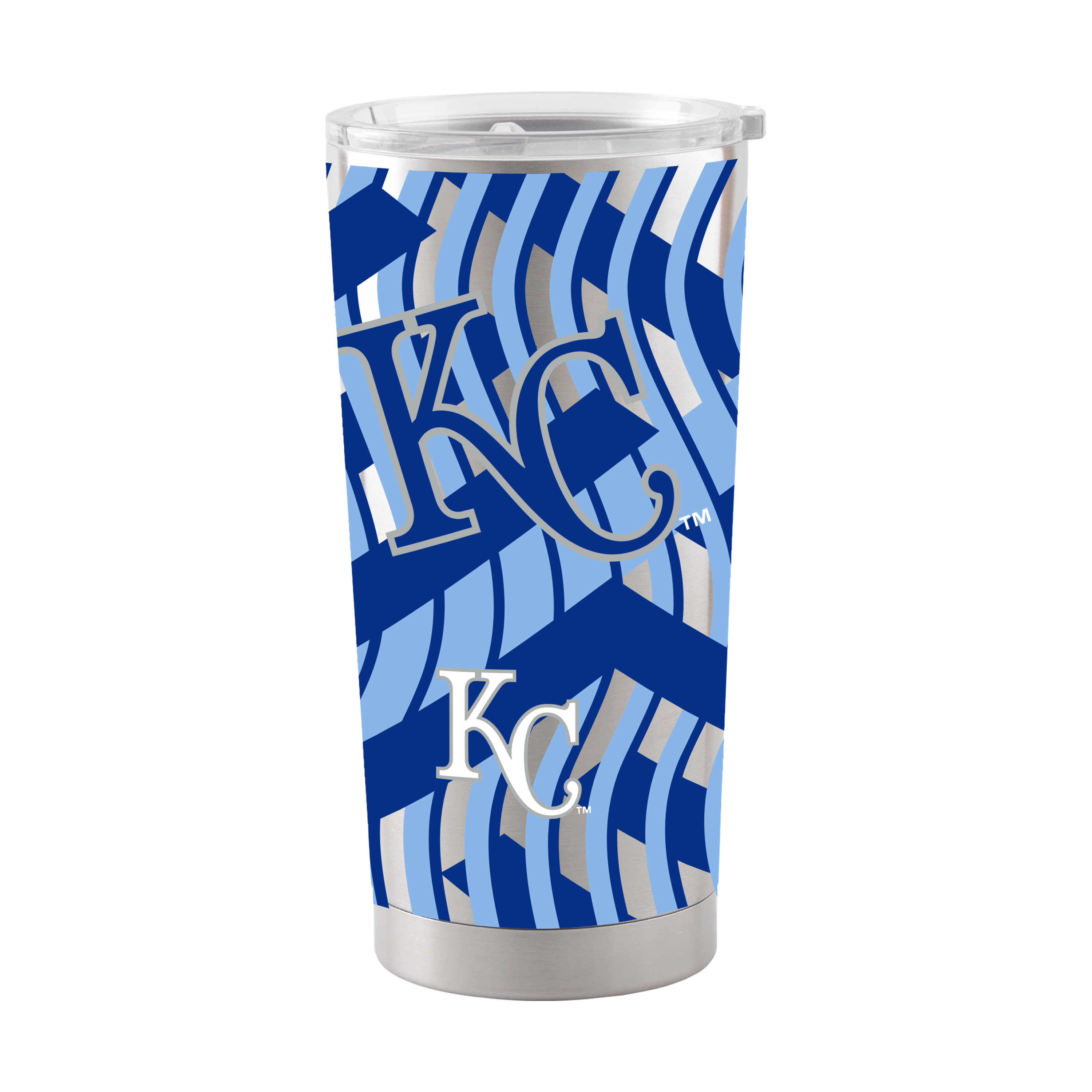 Kansas City Royals 20oz Flex Silver Stainless Tumbler  