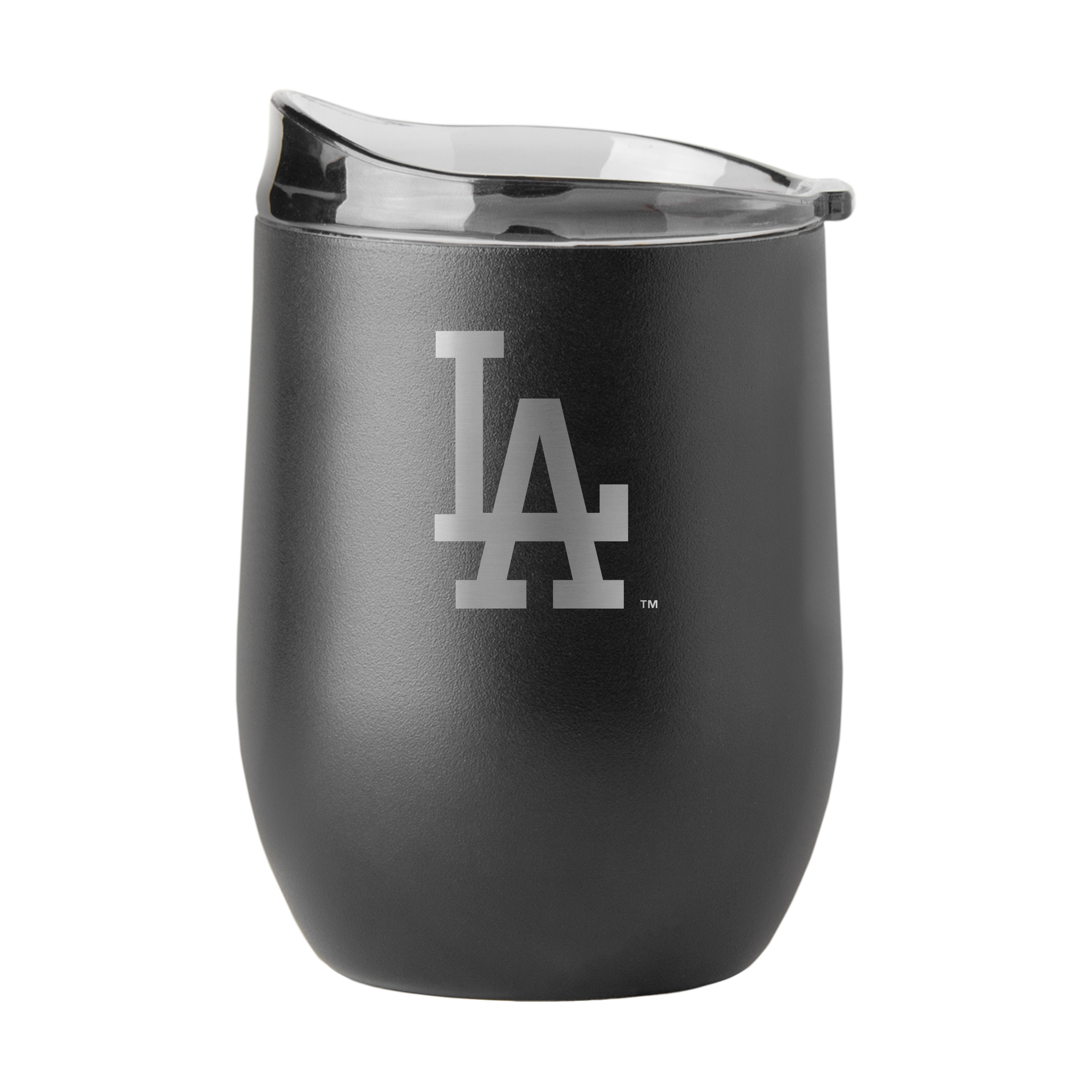 Los Angeles Dodgers 16oz Black Etch Powder Coat Curved Bev  