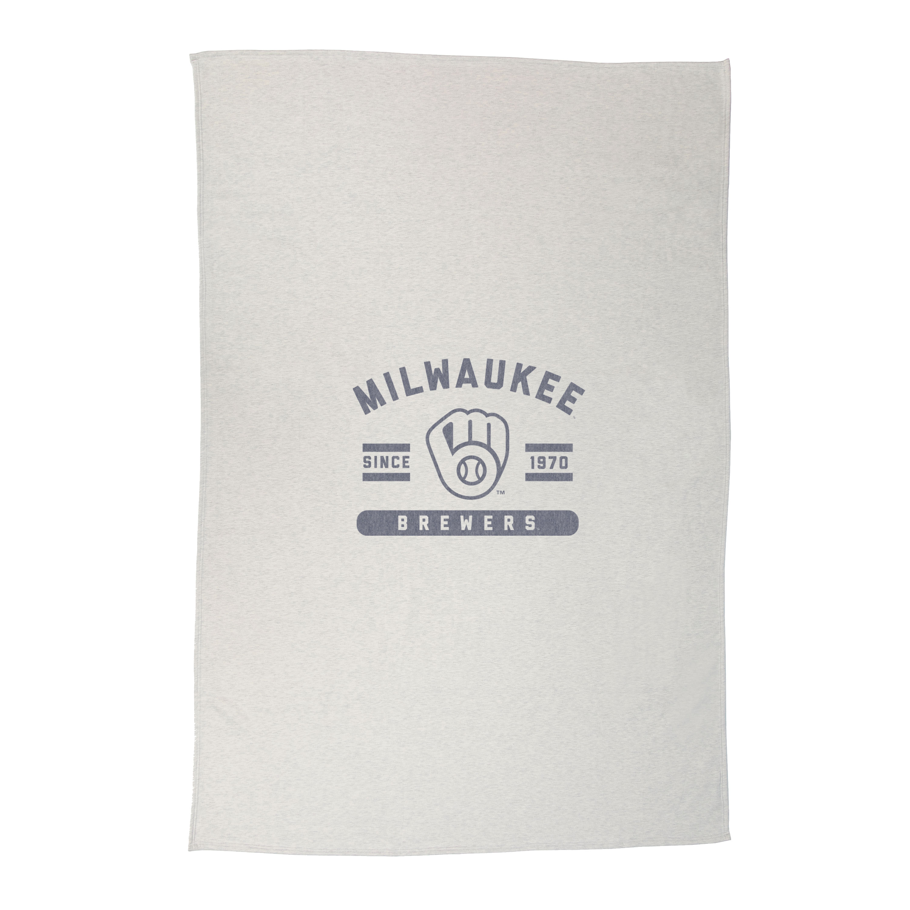 Milwaukee Brewers Sublimated Sweatshirt Blanket  