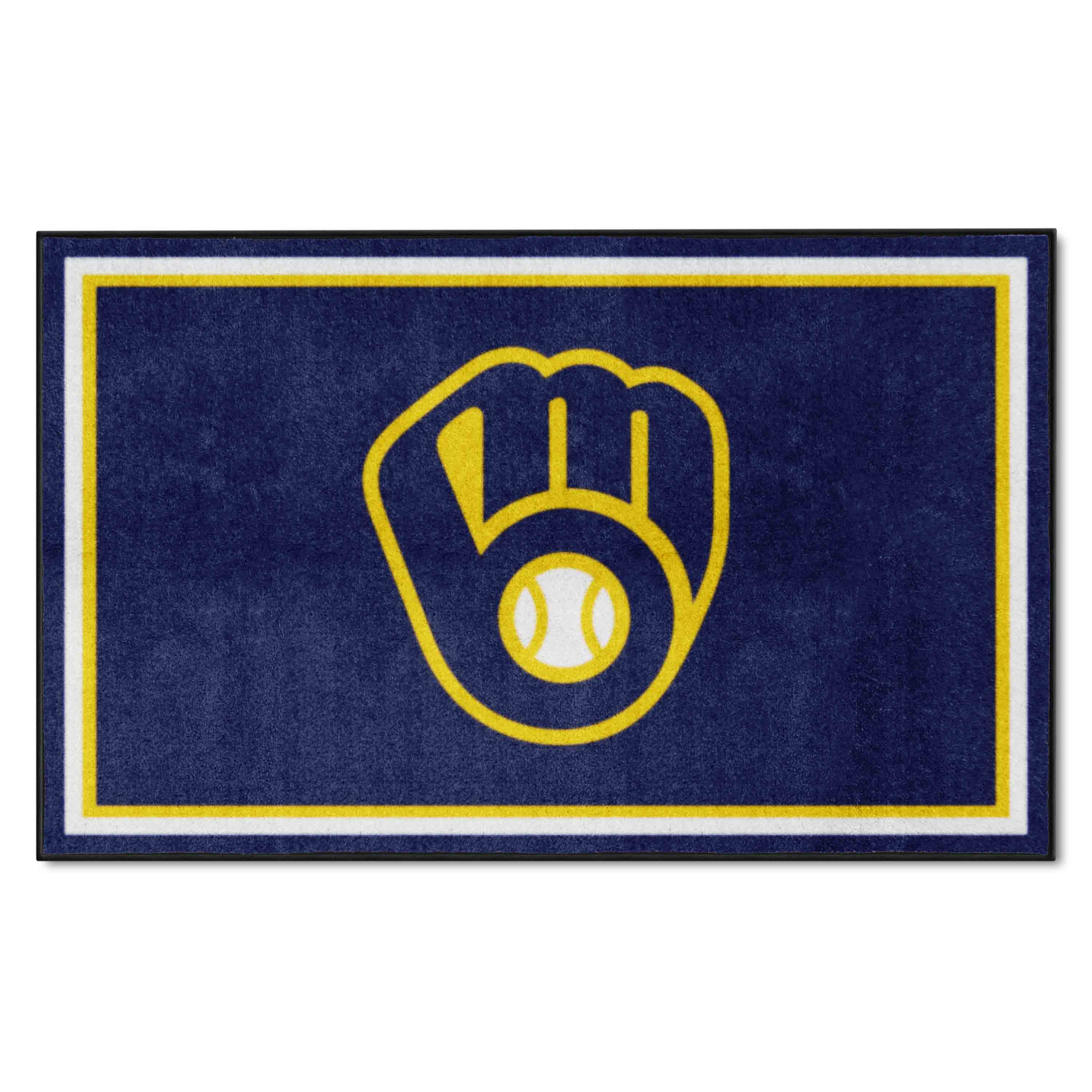 Milwaukee Brewers 4x6 Rug  