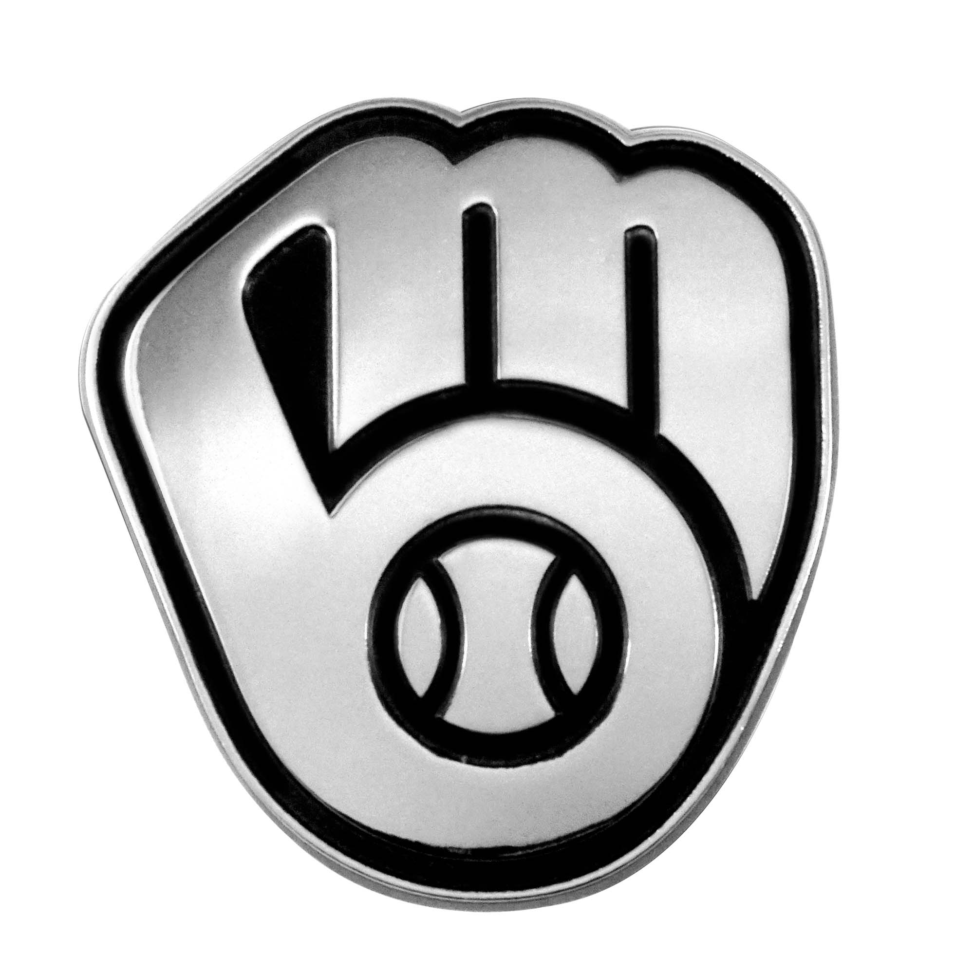 Milwaukee Brewers Chrome Emblem  