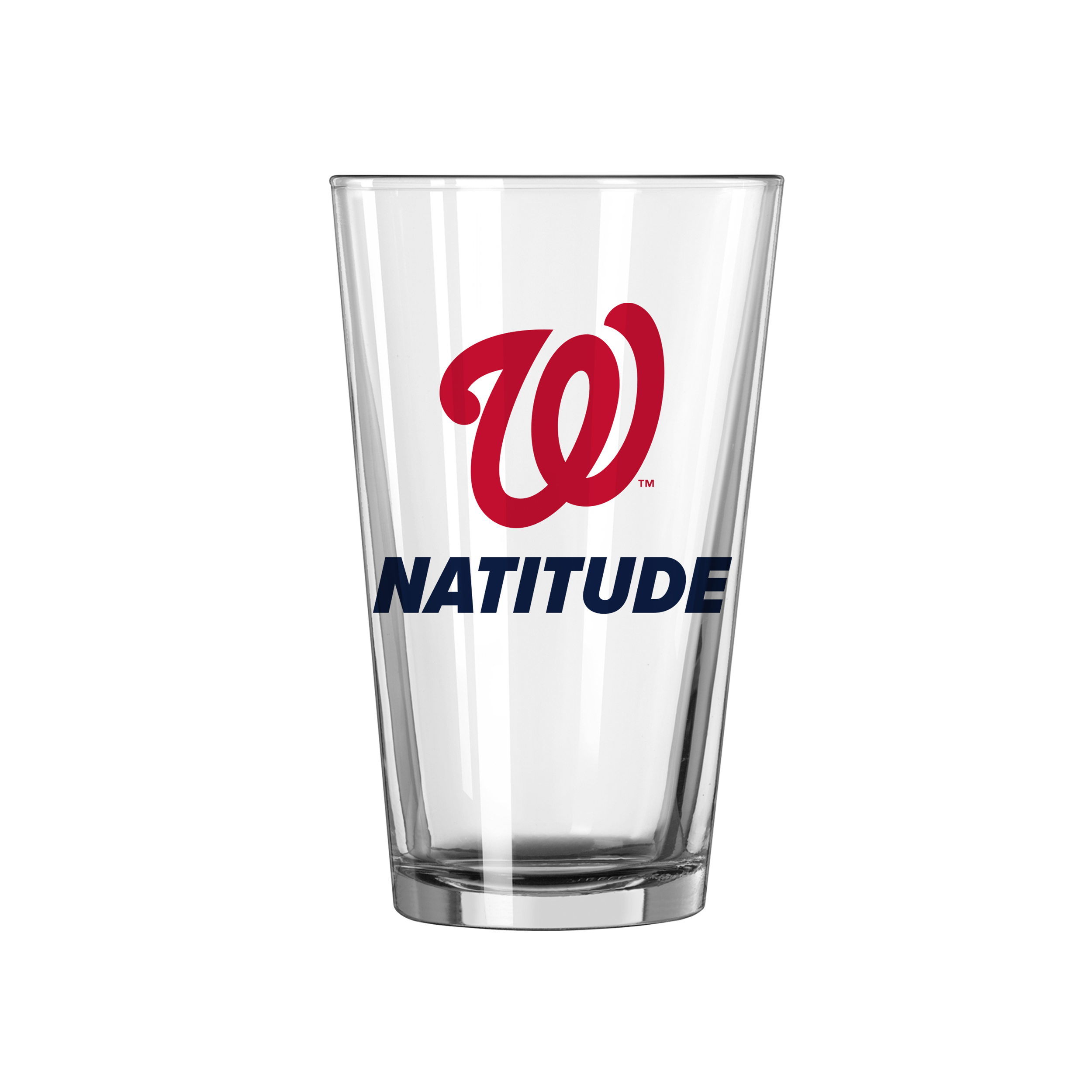 Washington Nationals 16oz Slogan Pint Glass  