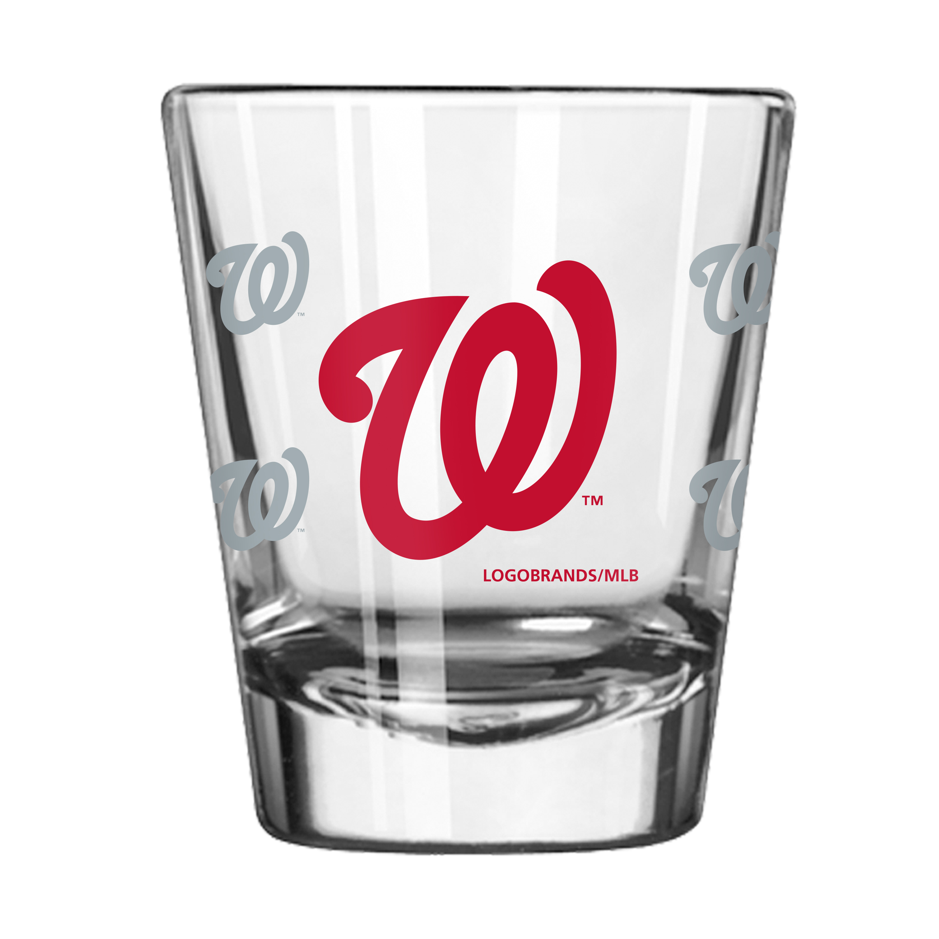 Washington Nationals 2oz Satin Etch Shot Glass  