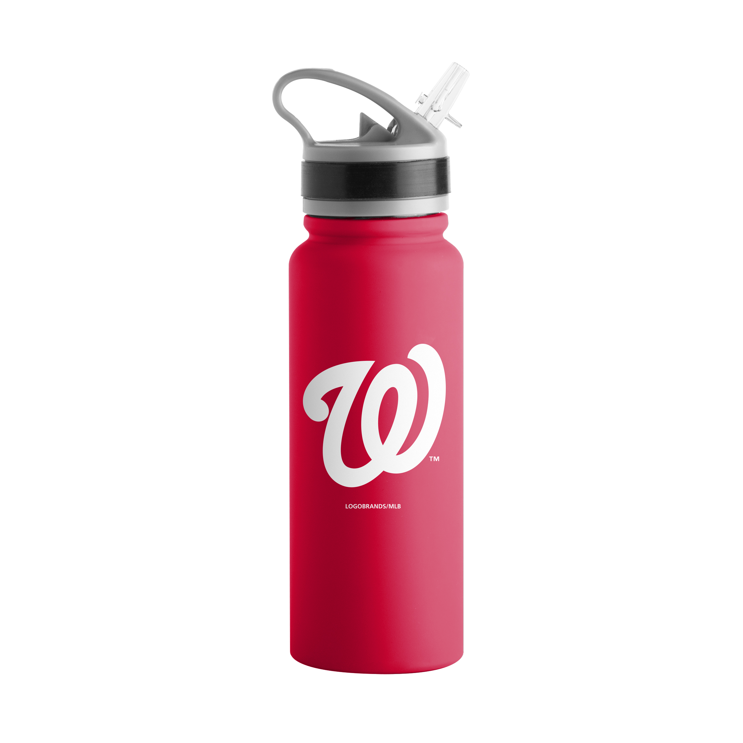 Washington Nationals Logo 25oz Stainless Single Wall Flip Top Bottle  