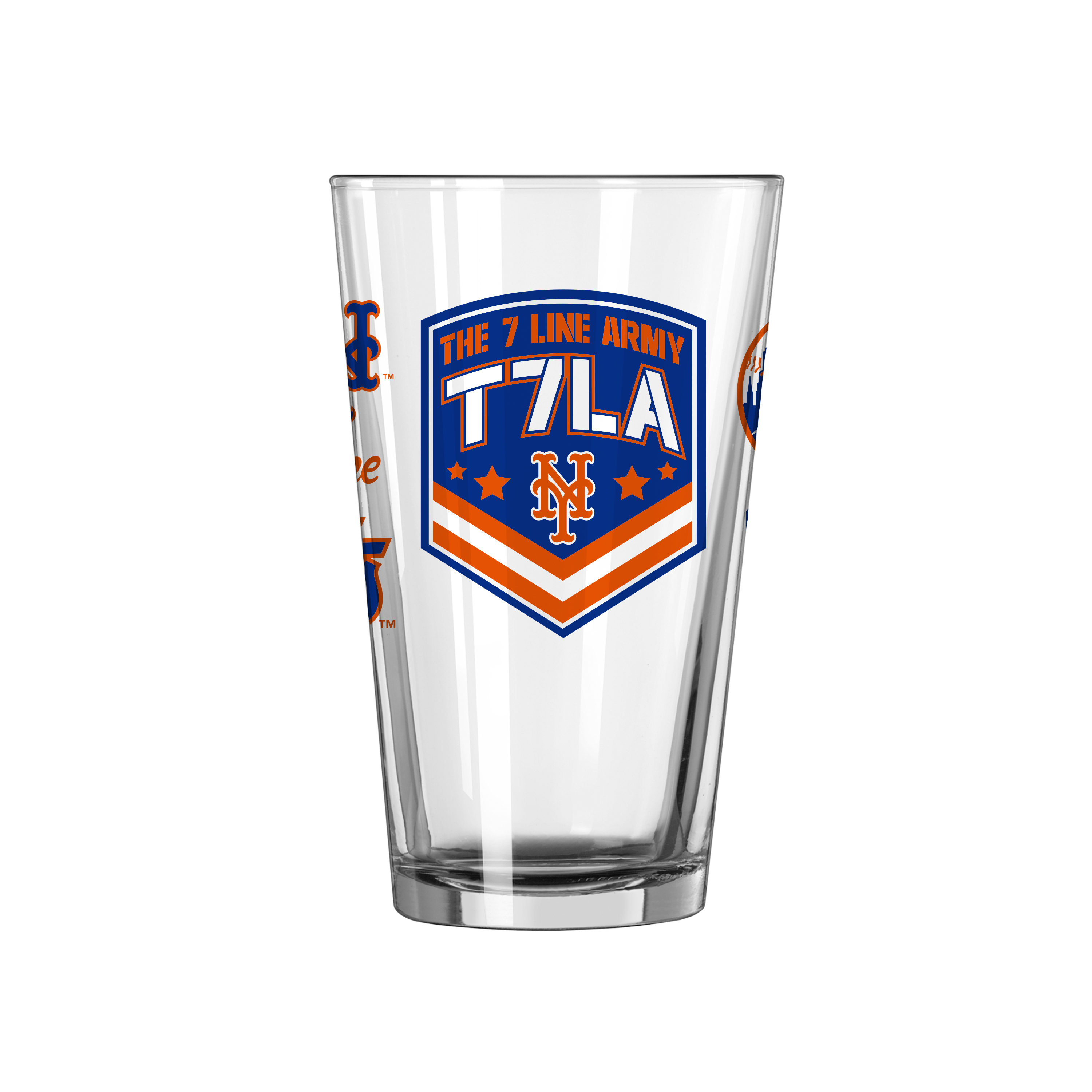 New York Mets 16oz The 7Line Spirit Pint Glass  