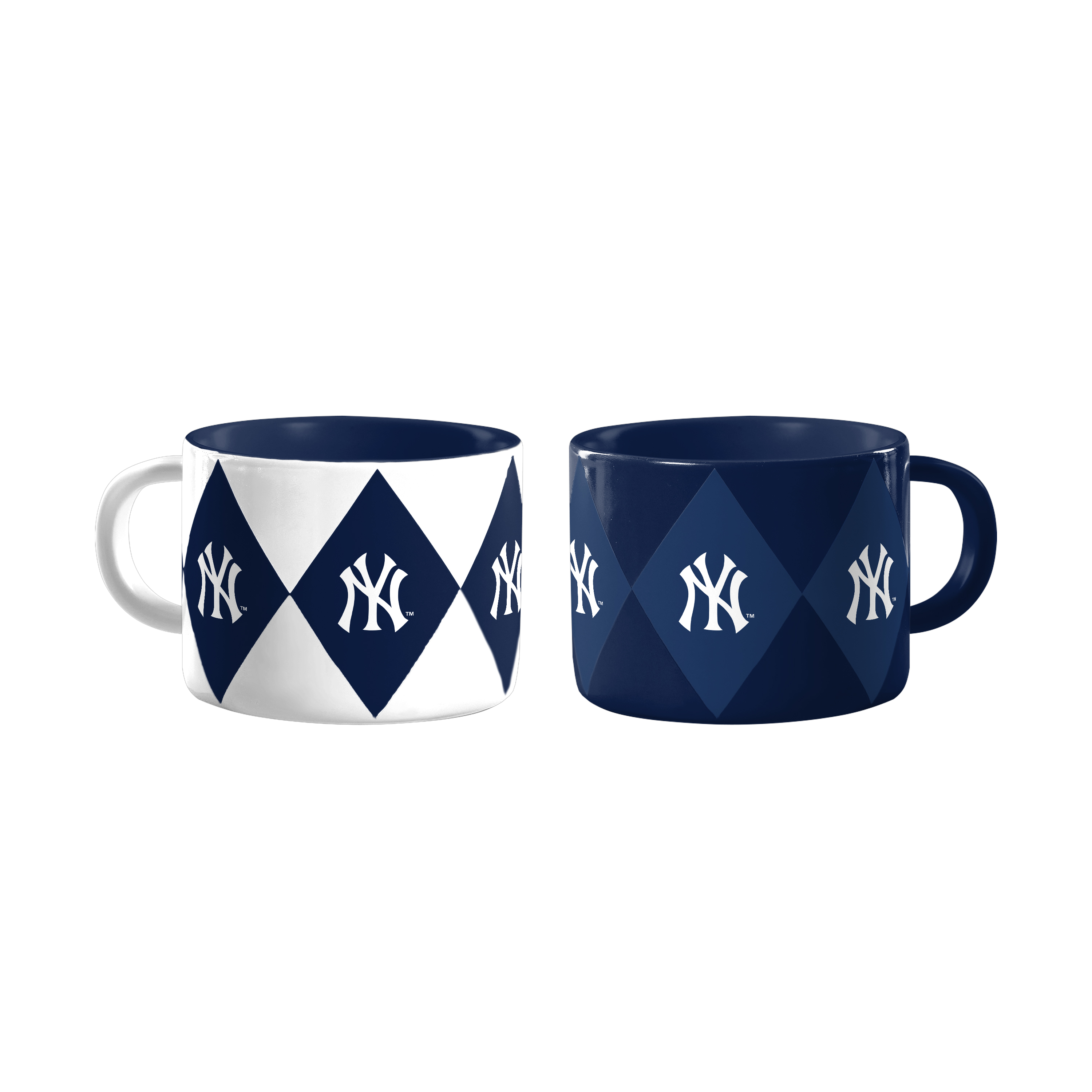 NY Yankees 18oz Diamond Mug 2 Pack  