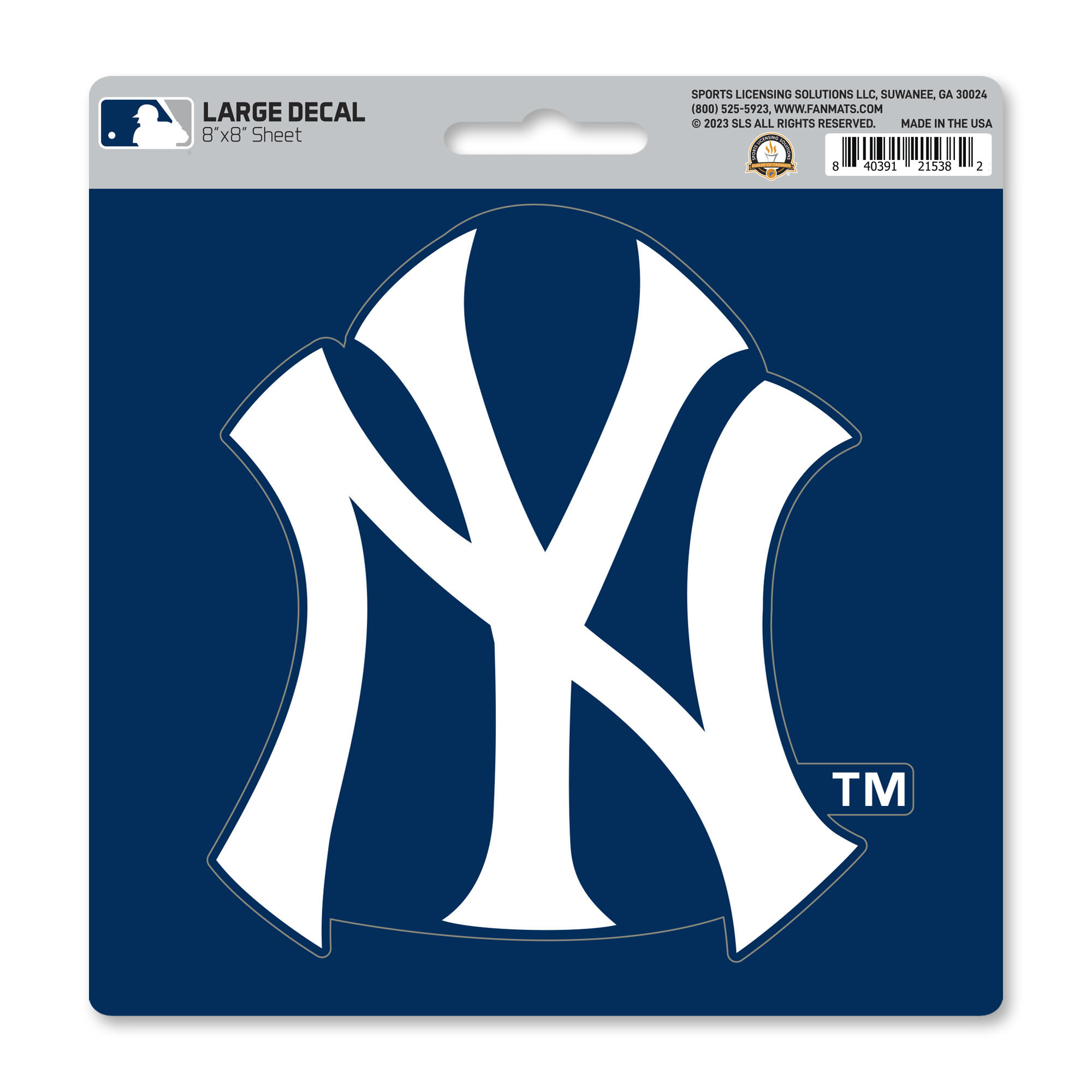 New York Yankees Large Decal  