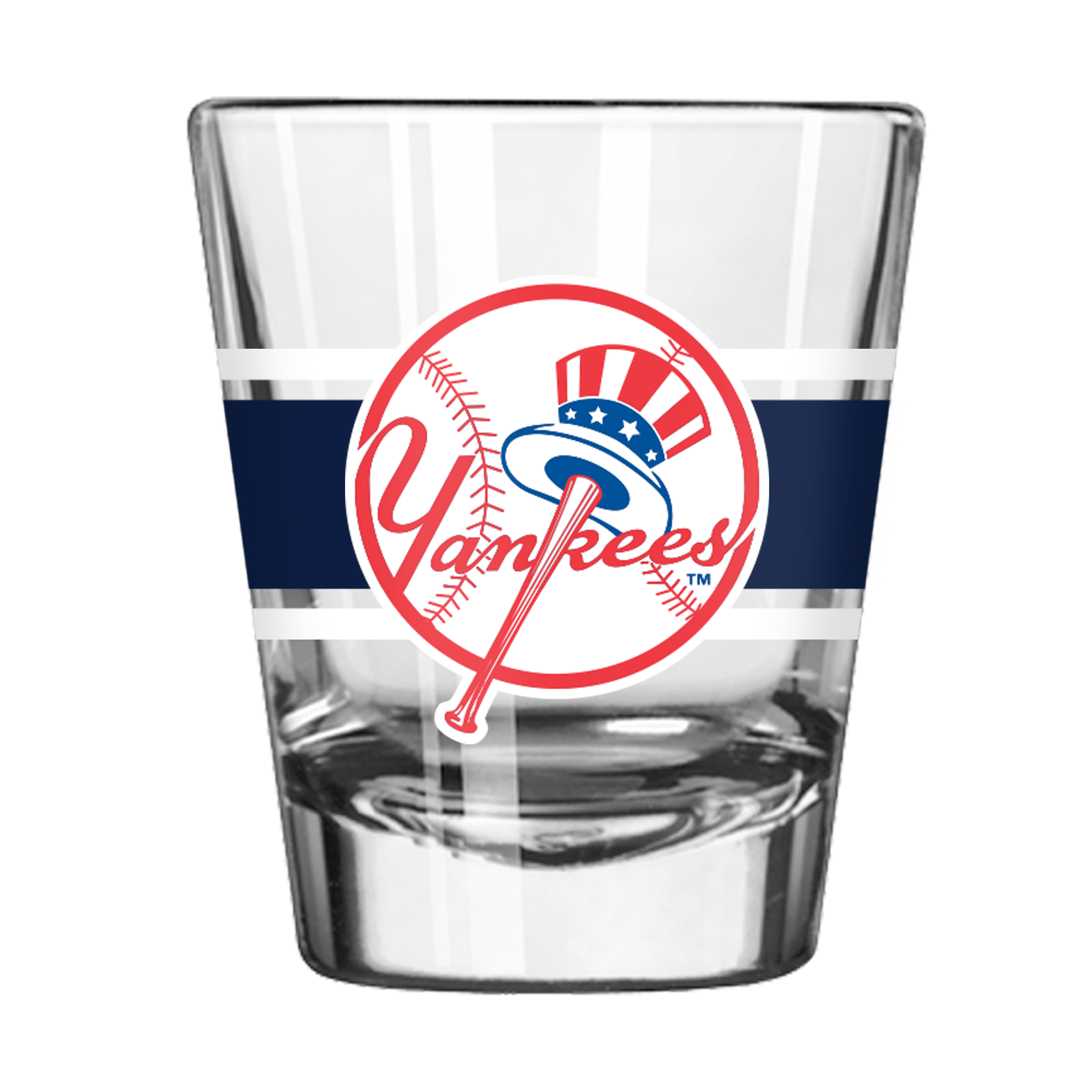 New York Yankees 2oz Stripe Shot Glass  